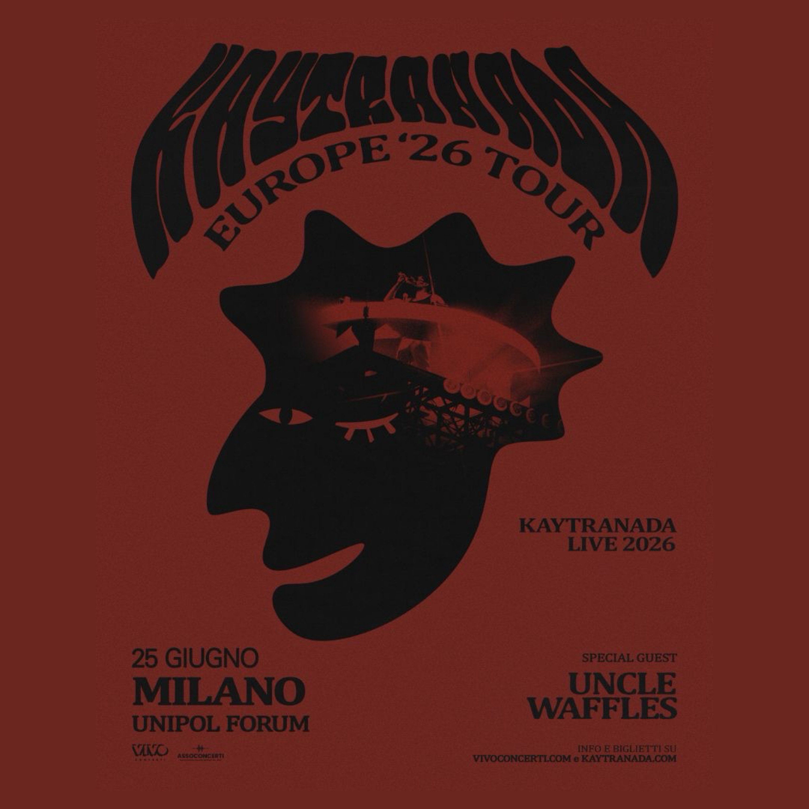 Kaytranada Europe ‘26 tour