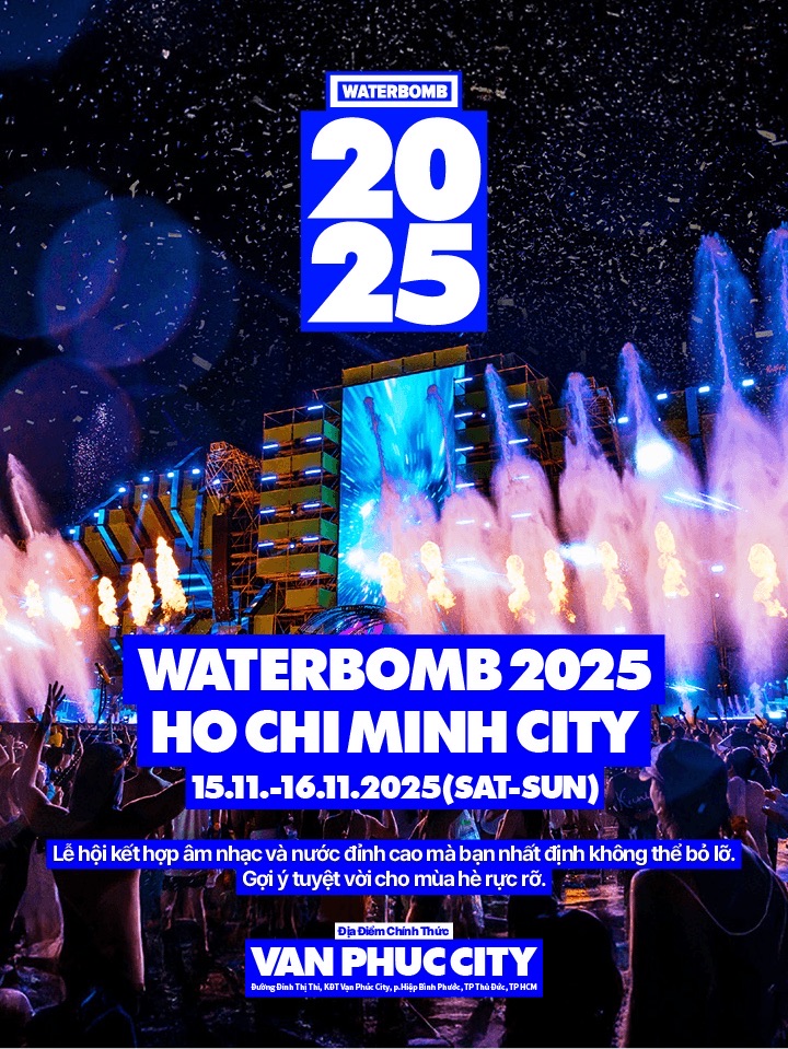 Waterbomb Ho Chi Minh City 2025