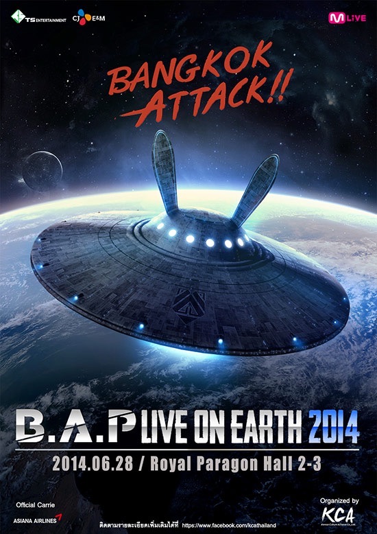 B.A.P Live on Earth 2014 ~ Bangkok Attack !!