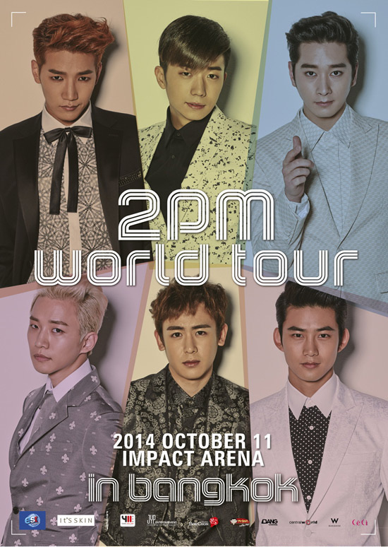 2PM World Tour in Bangkok 2014