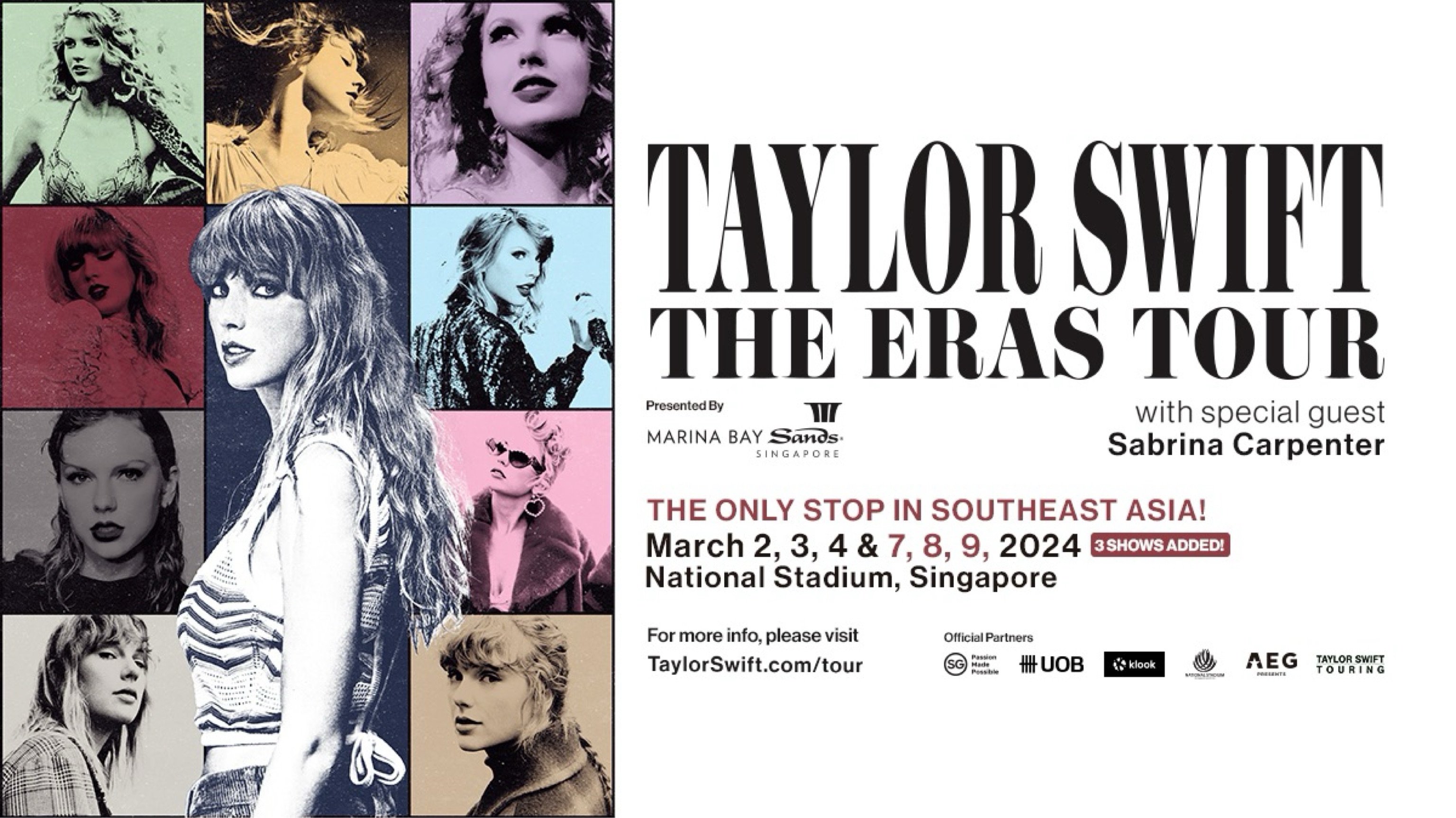 TAYLOR SWIFT THE ERAS TOUR in Singapore