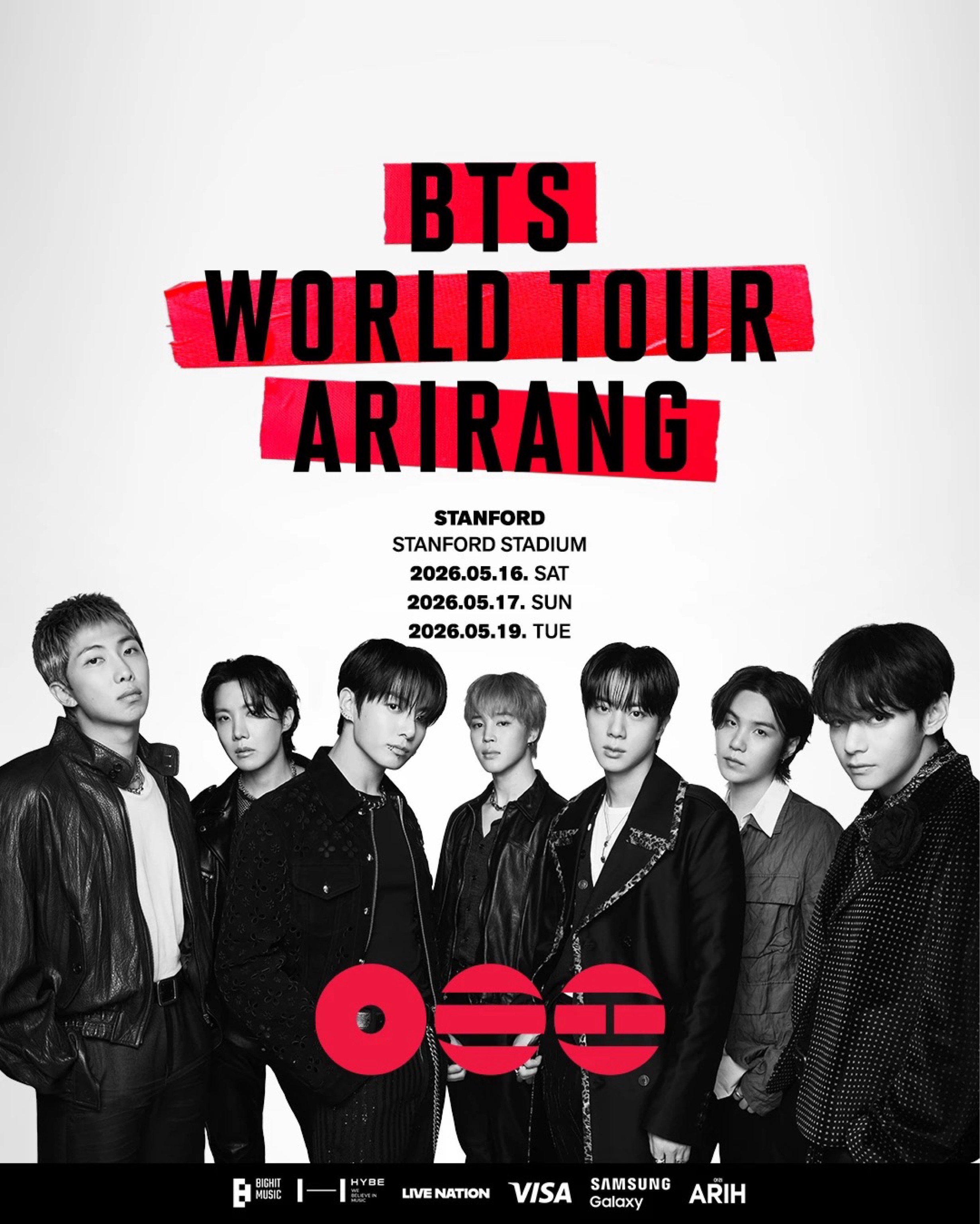 BTS WORLD TOUR ’ARIRANG’ IN STANFORD