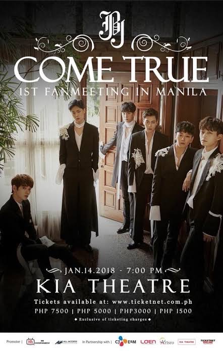 JBJ COME TRUE FANMEETING IN MANILA