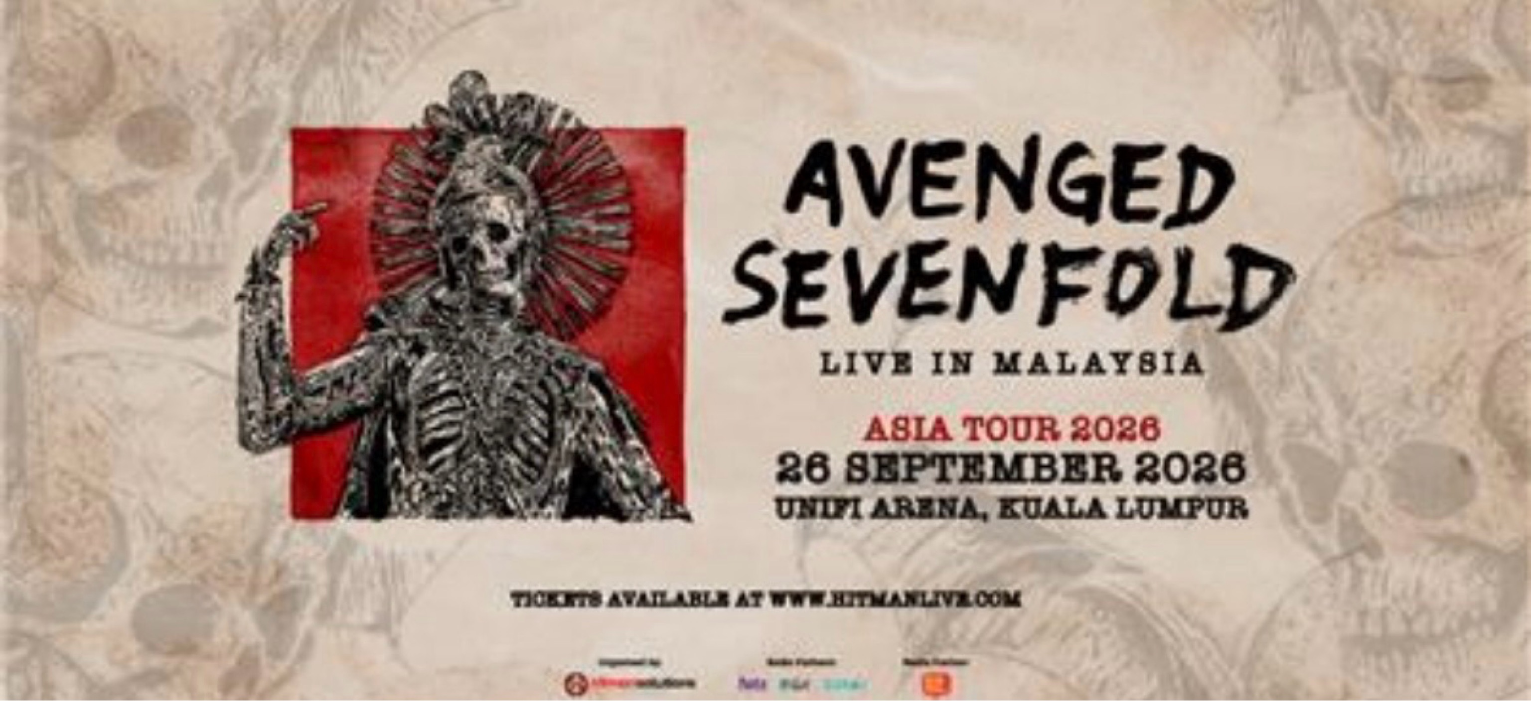 Avenged Sevenfold Live in Malaysia 2026
