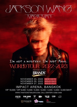 JACKSON WANG MAGIC MAN WORLD TOUR 2022 BANGKOK
