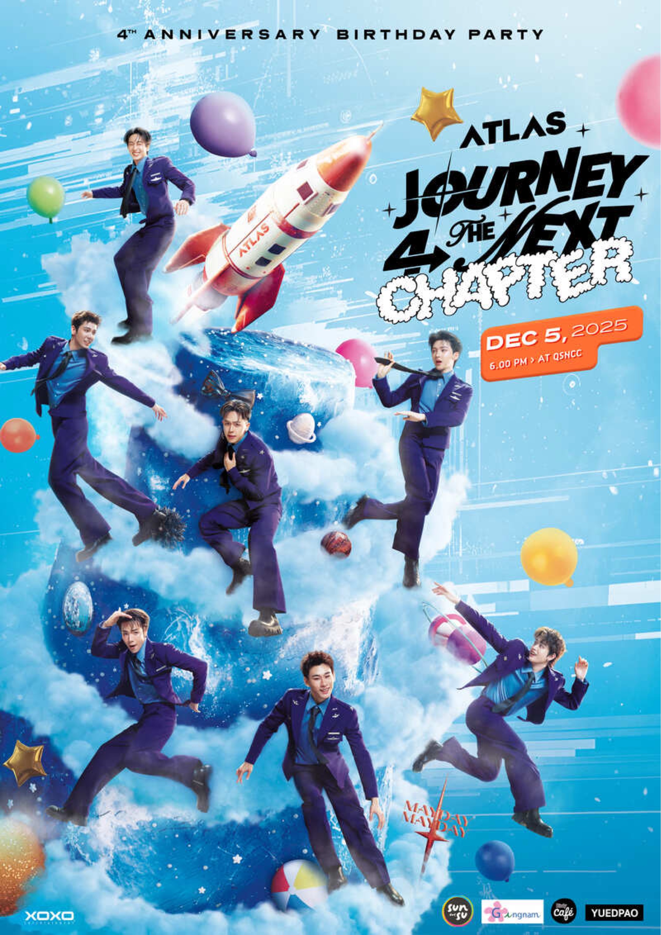 ATLAS Birthday Party Journey 4th the Next Chapter