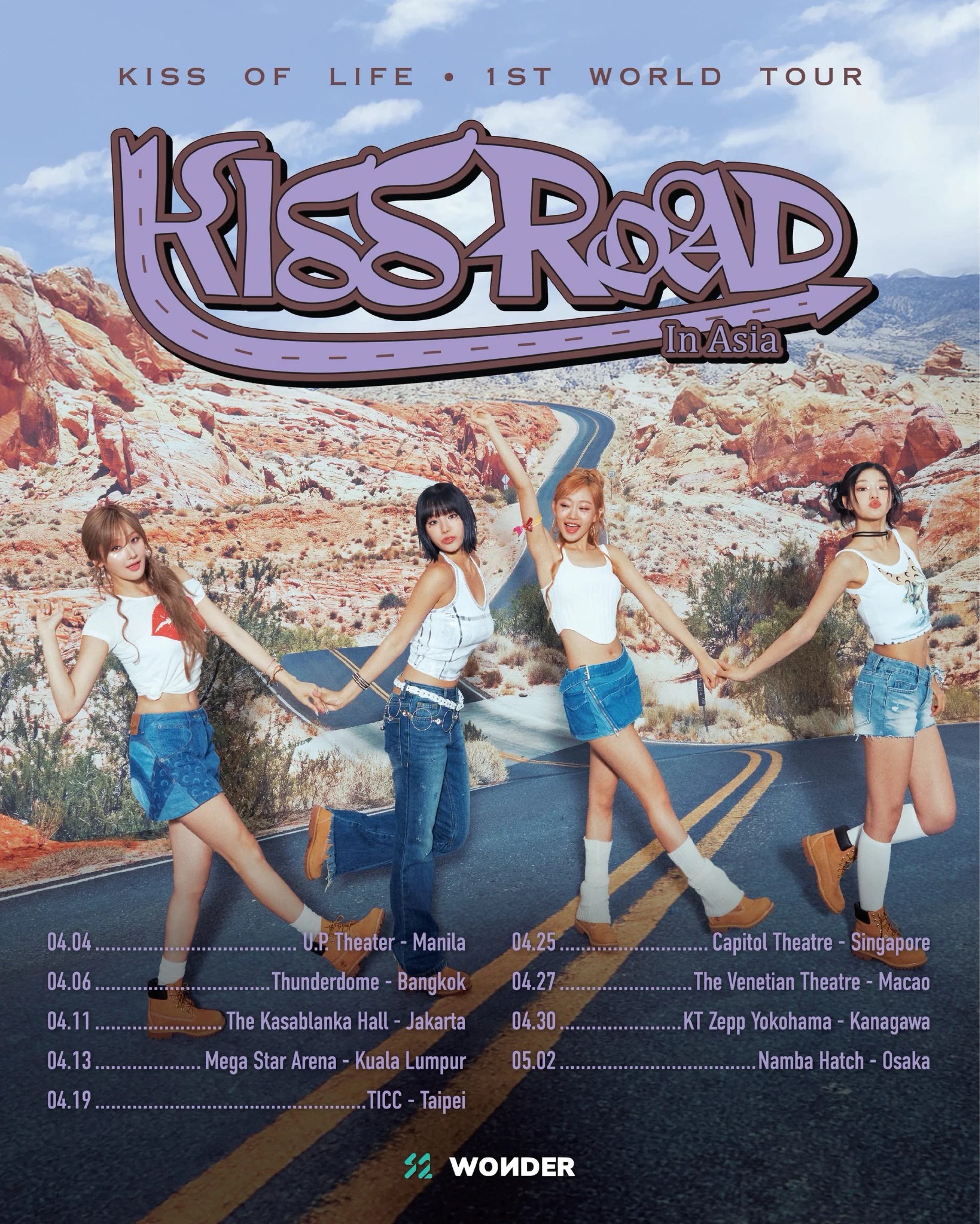 KISS OF LIFE 1st ASIA TOUR: KISS ROAD