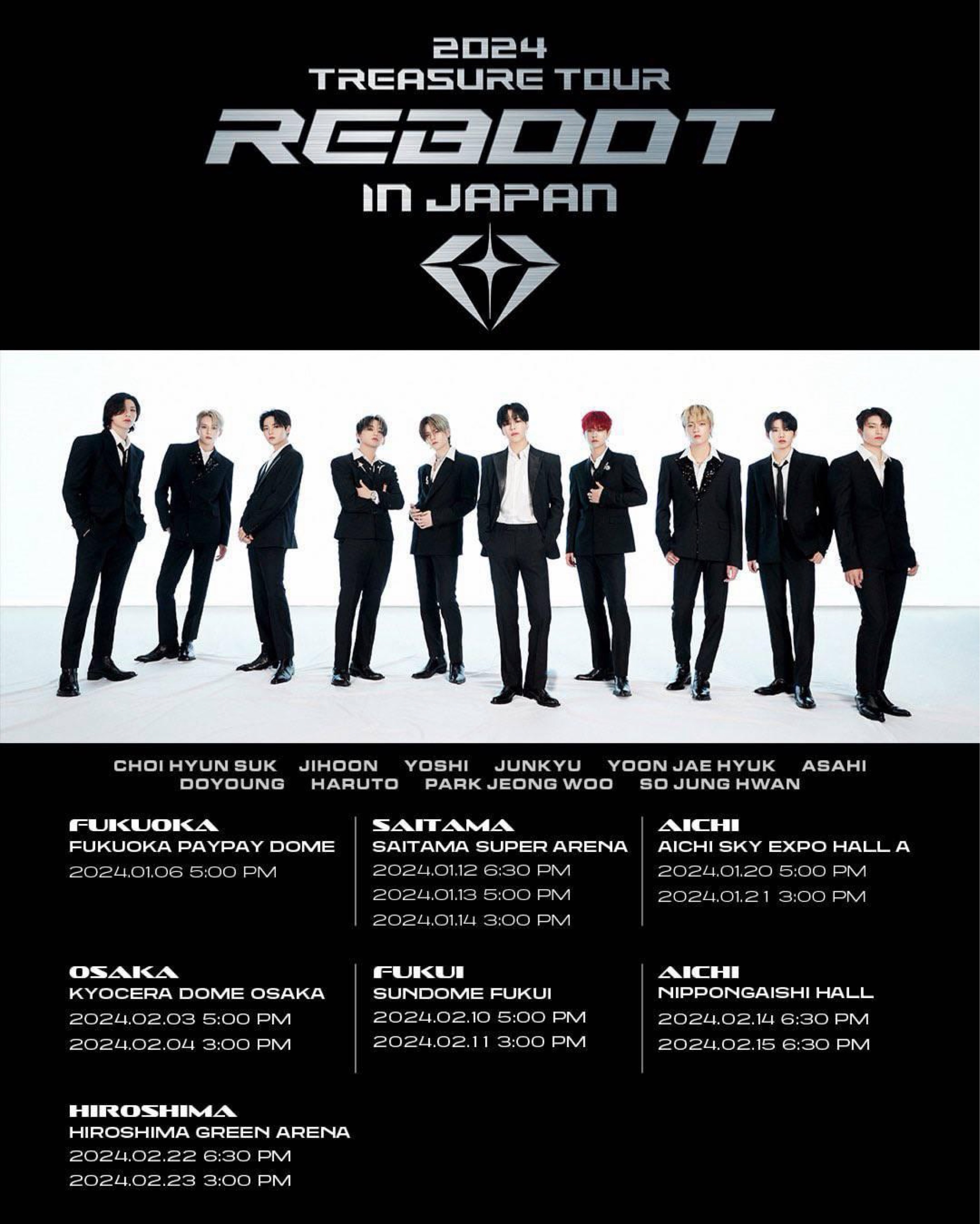 2024 TREAURE REBOOT TOUR in Japan
