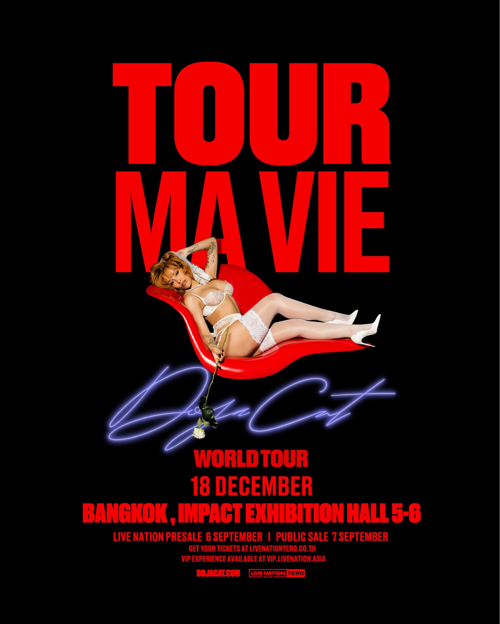 Doja Cat Ma Vie World Tour in BKK