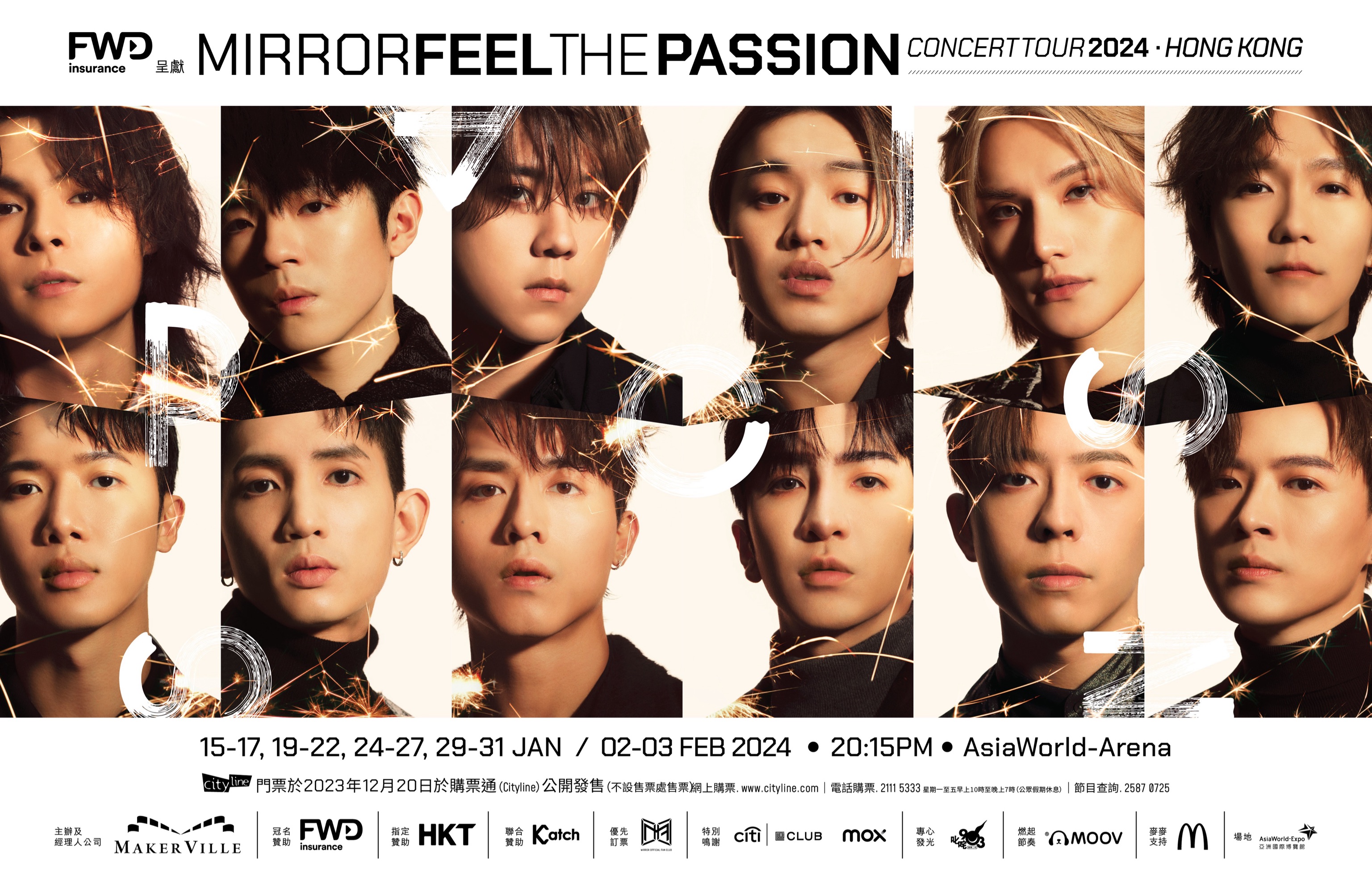 MIRROR FEEL THE PASSION CONCERT TOUR 2024 · HONG KONG
