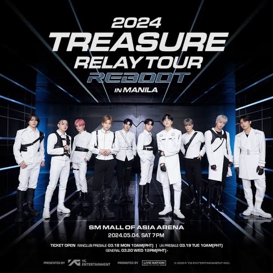 TREASURE RELAY TOUR REBOOT in MANILA