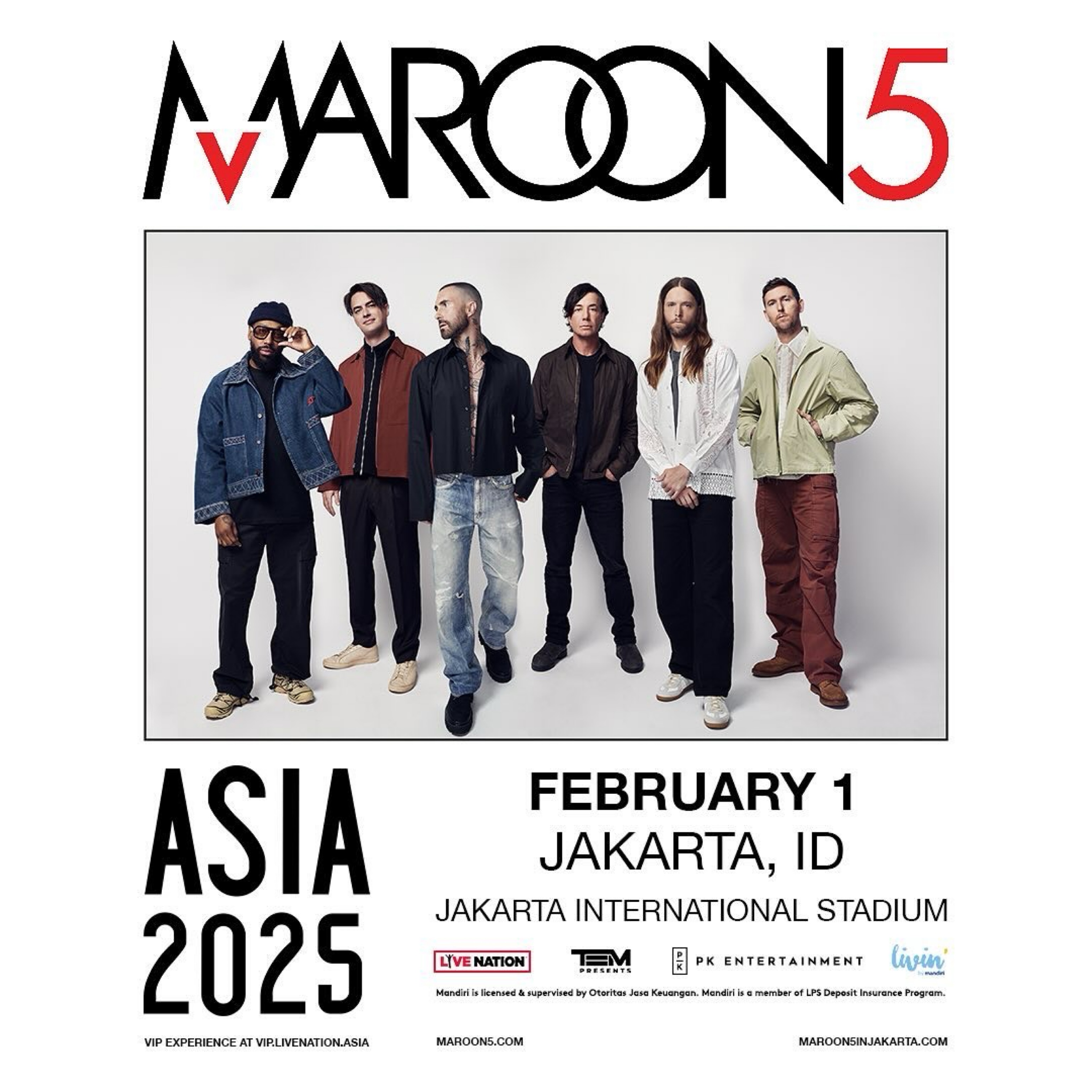 MAROON5 ASIA TOUR 2025