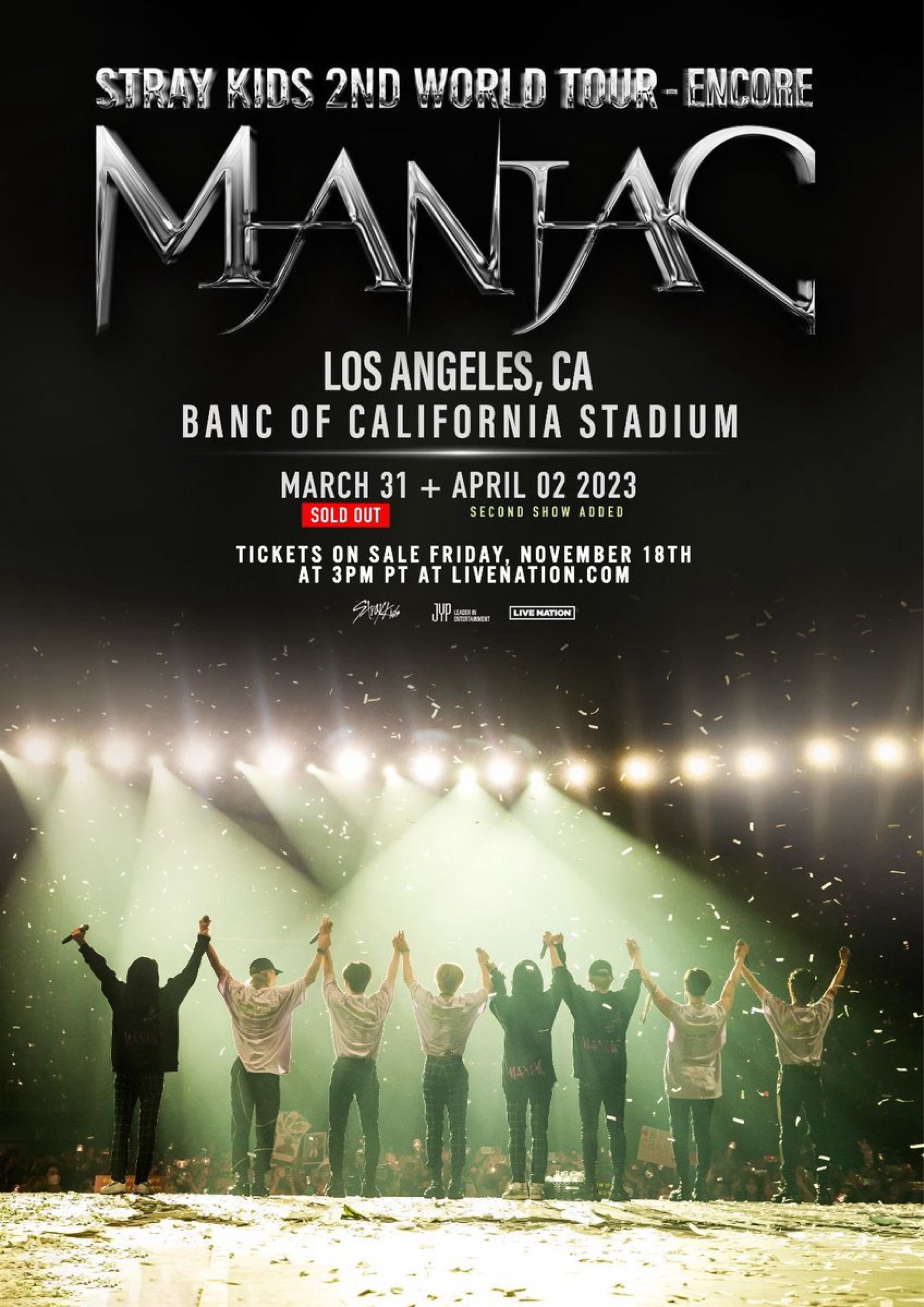 STRAY KIDS 2ND WORLD TOUR "MANIAC"