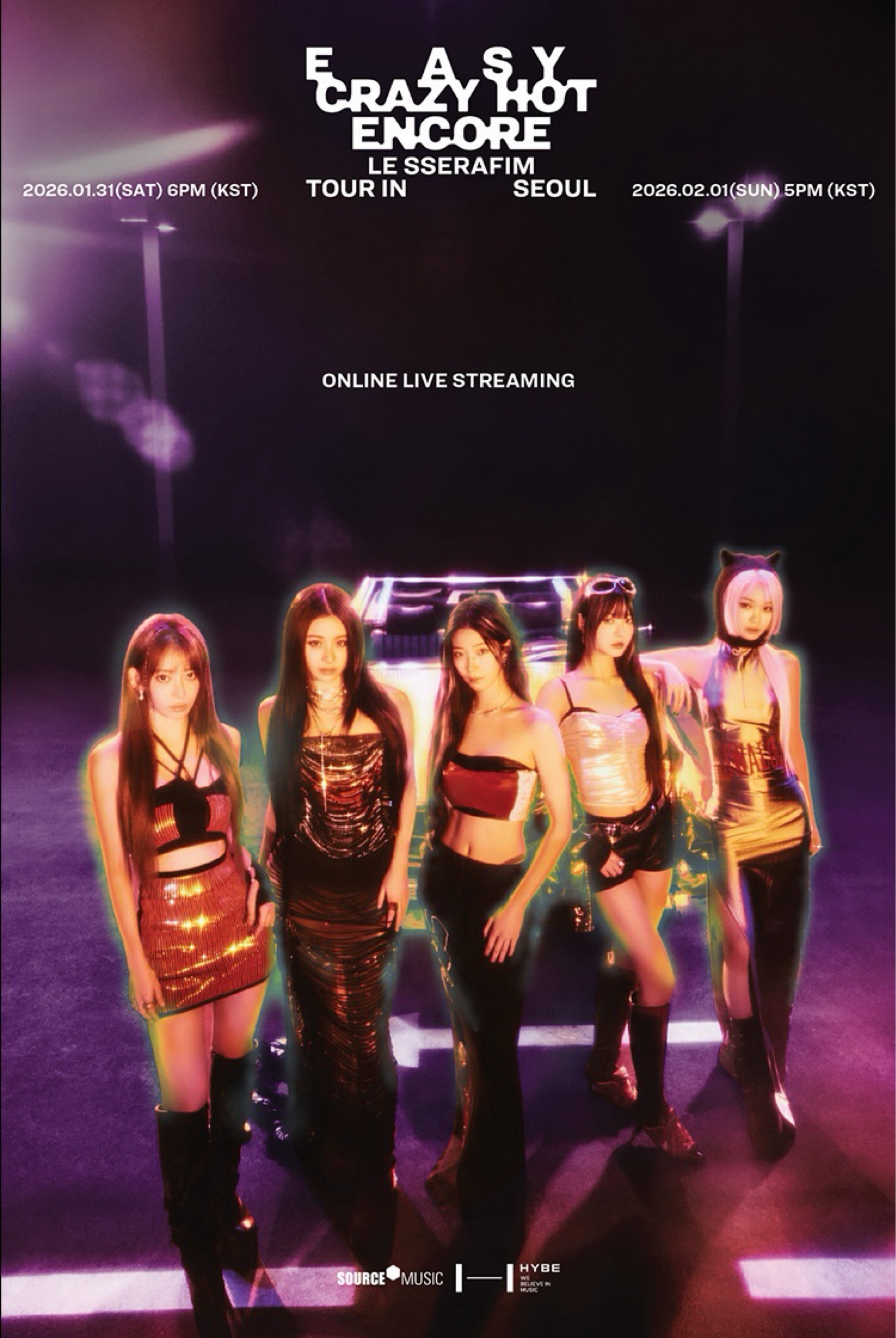 LE SSERAFIM ‘EASY CRAZY HOT’ ENCORE IN SEOUL ONLINE LIVE STREAMING 2/1