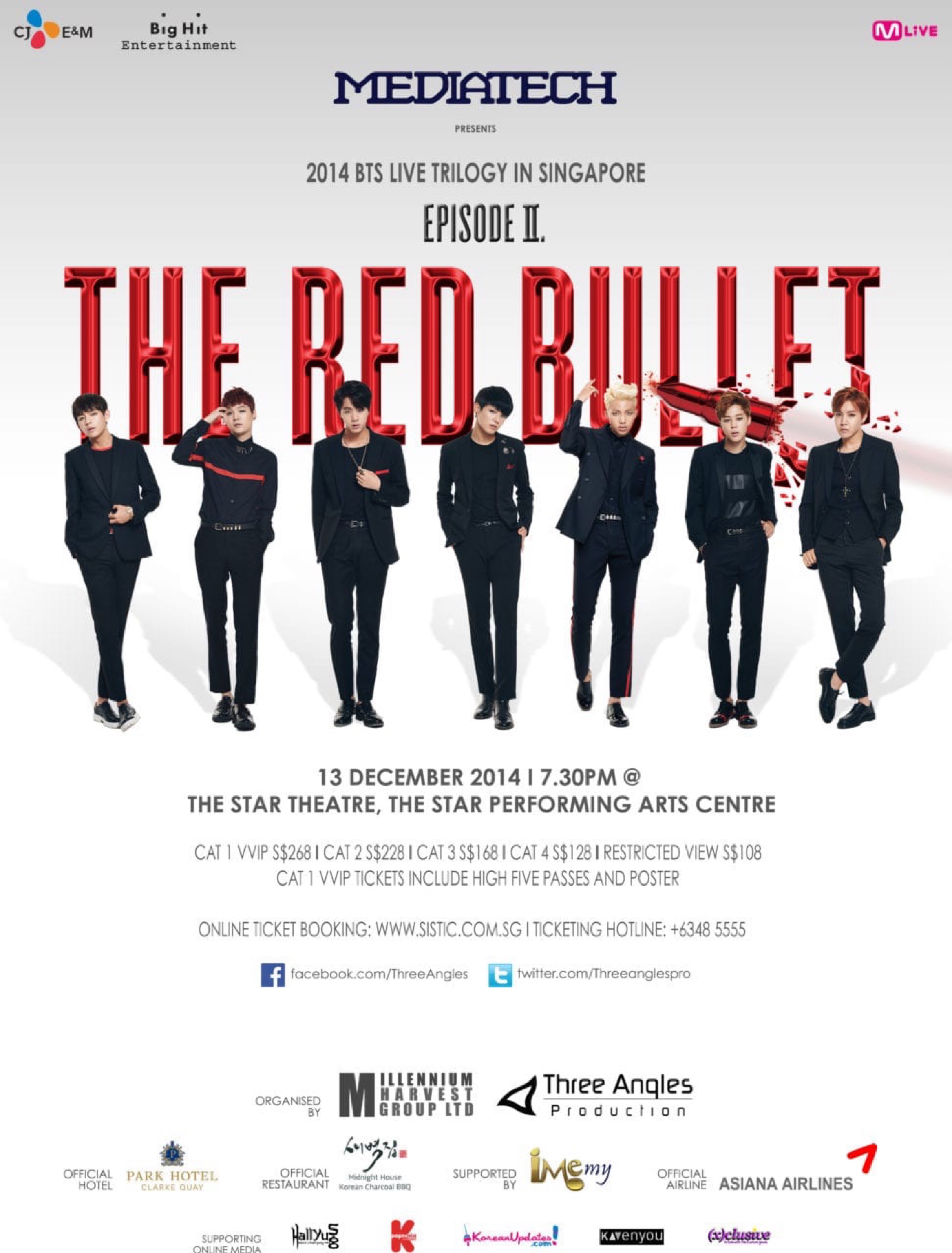 BTS 2014 Live Trilogy Episode II: The Red Bullet in Singapore