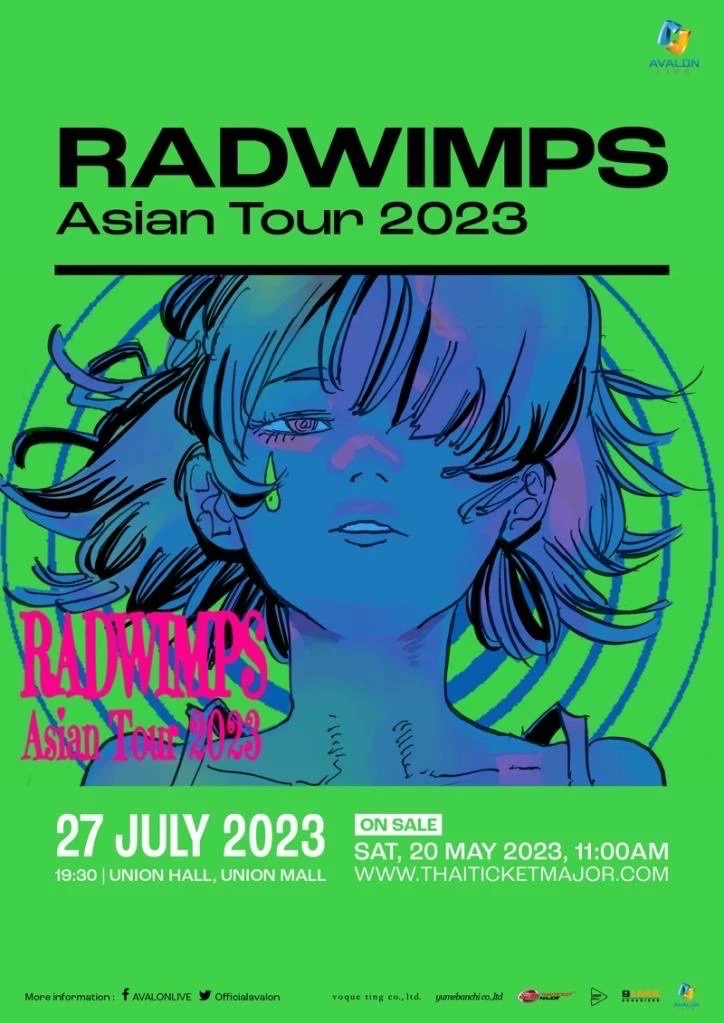 Radwimps Asian Tour 2023 in Bangkok