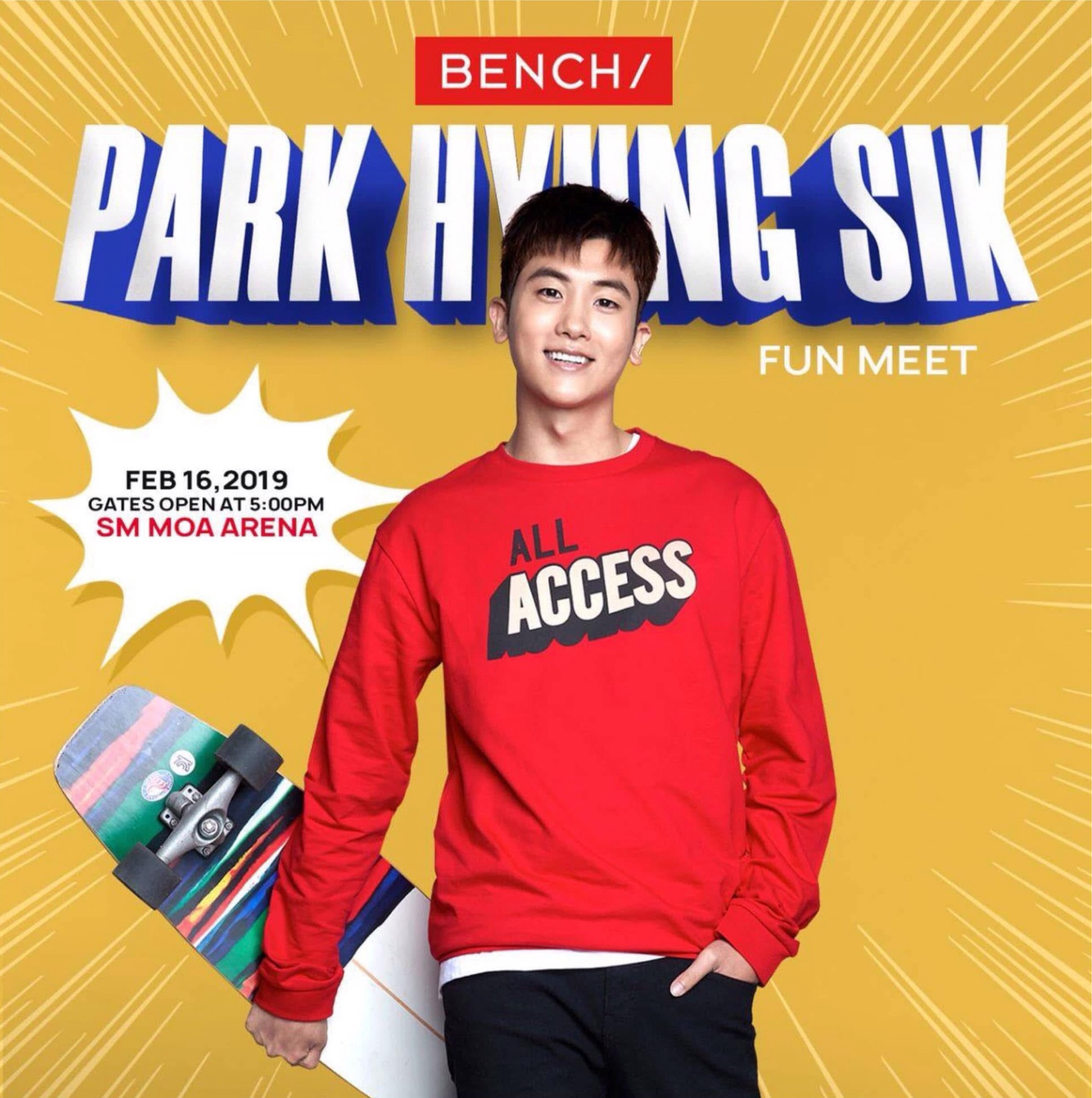 Bench X Park Hyung Sik Fun Meet in Manila