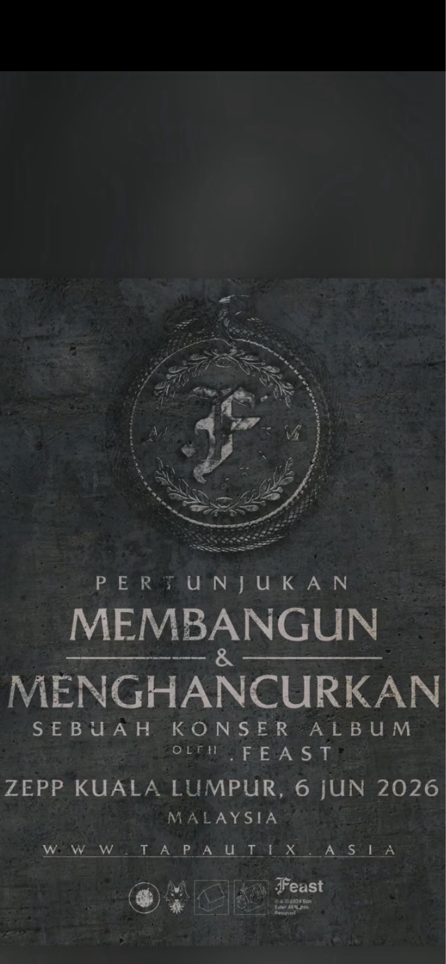 Membangun & Menghancurkan, sebuah Konser Album oleh .Feast