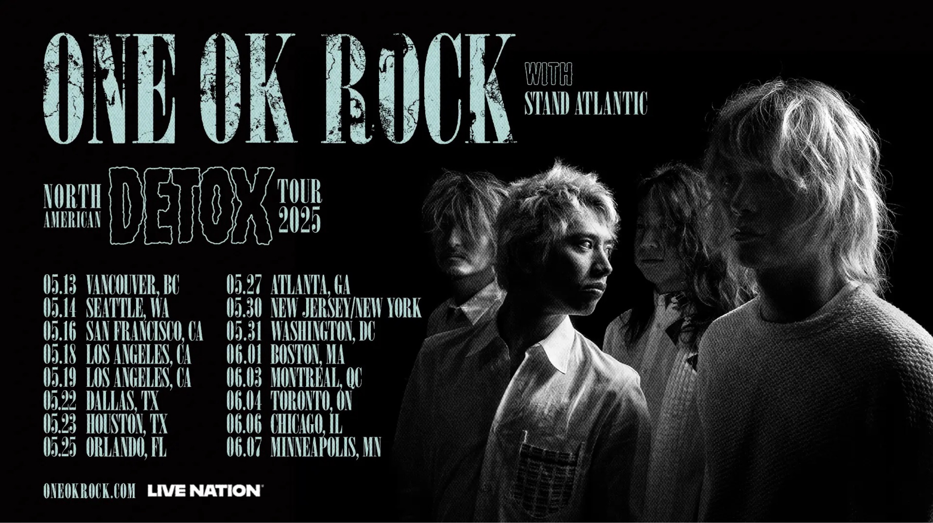 ONE OK ROCK DETOX North America Tour 2025 in Chicago
