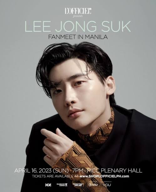 Lee Jong Suk: Fanmeet in Manila 2023 (L'Officiel Philippines)