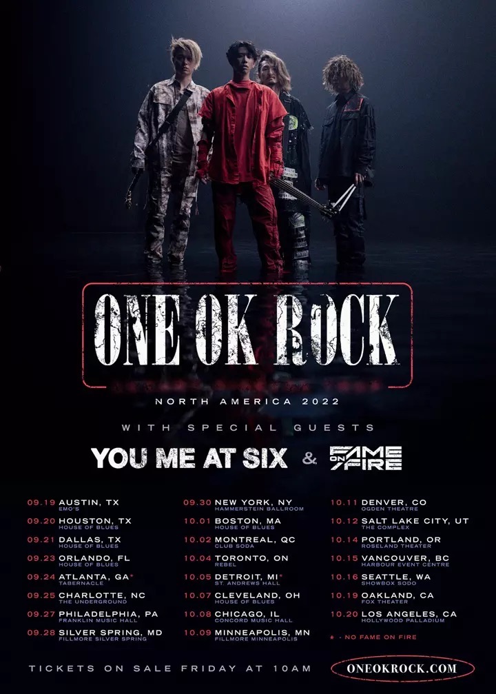 ONE OK ROCK - Luxury Disease Tour