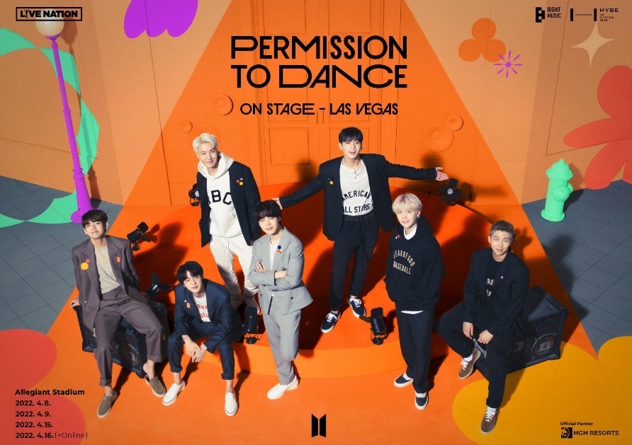 BTS PERMISSION TO DANCE ON STAGE - Las Vegas