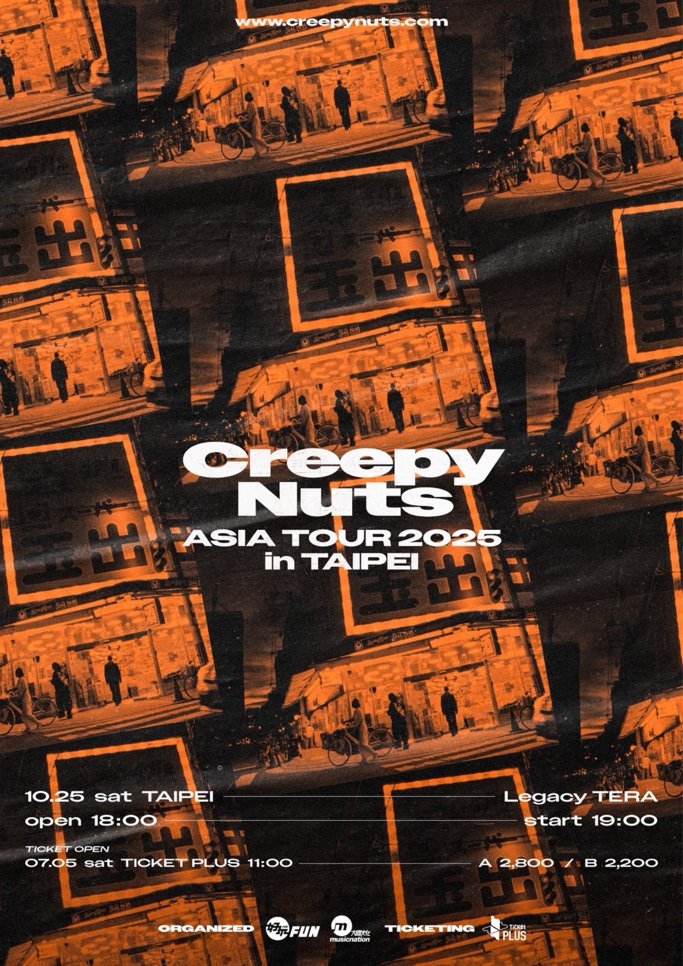 Creepy Nuts ASIA TOUR 2025 in TAIPEI(追加場)