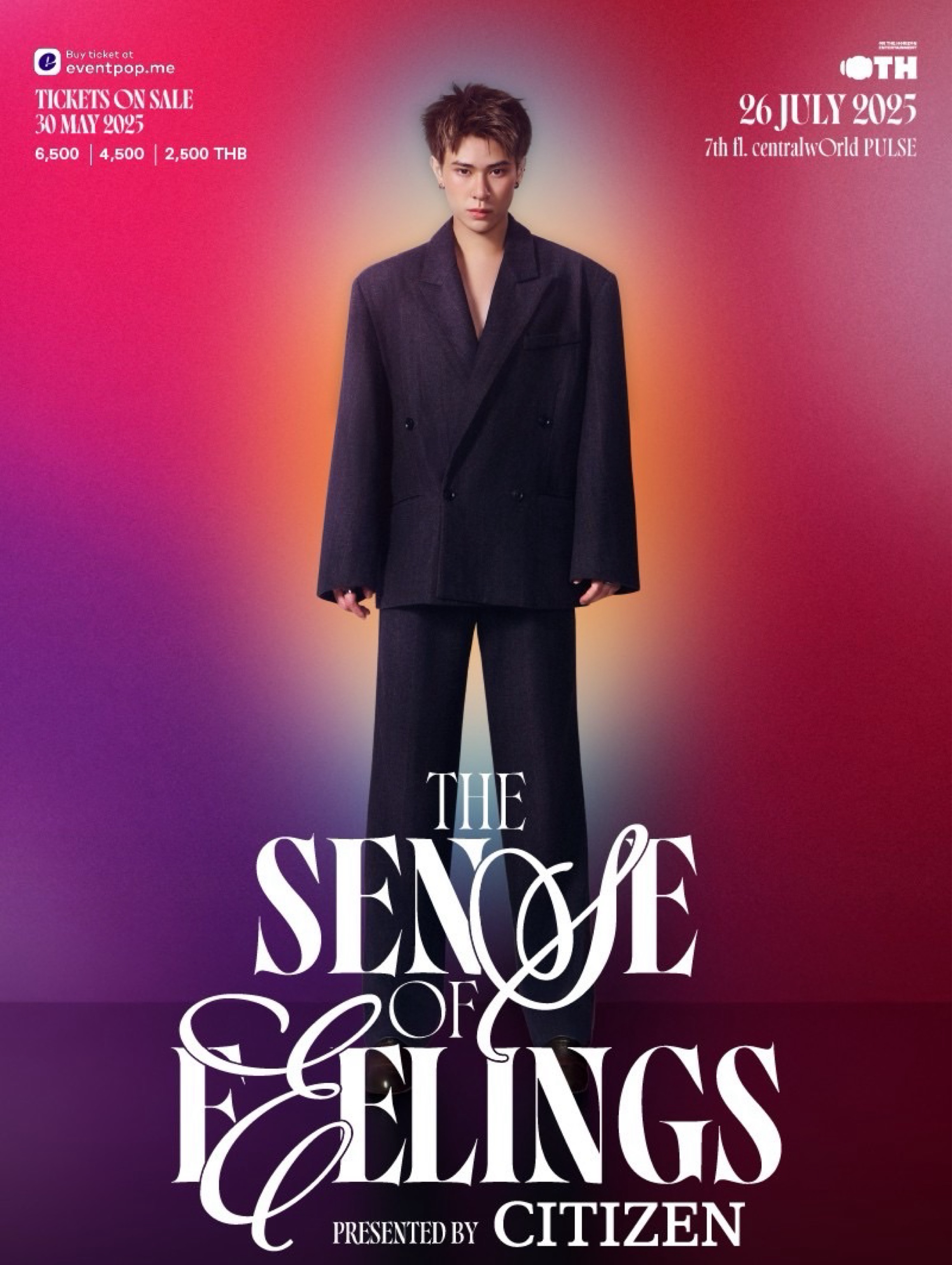 JACKIE JACKRIN THE FIRST FAN CONCERT “THE SENSE OF FEELINGS”