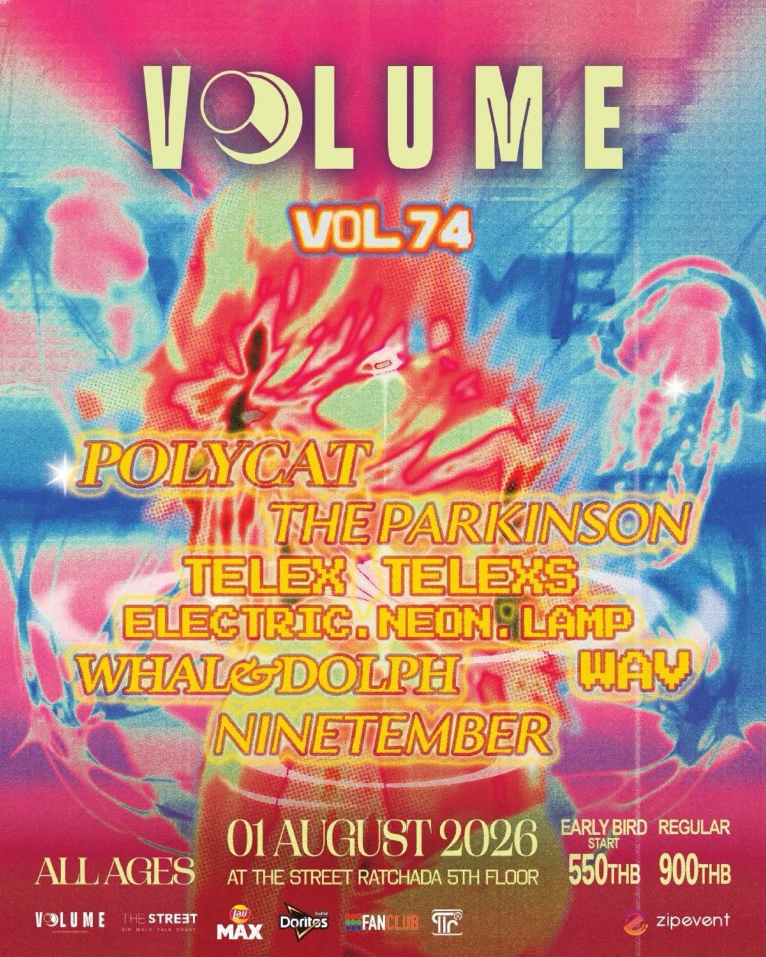 VOL.74 - VOLUME PHASE 7 - POLYCAT X The Parkinson X TELEx TELEXs X electric.neon.lamp X Whal & Dolph X WAV