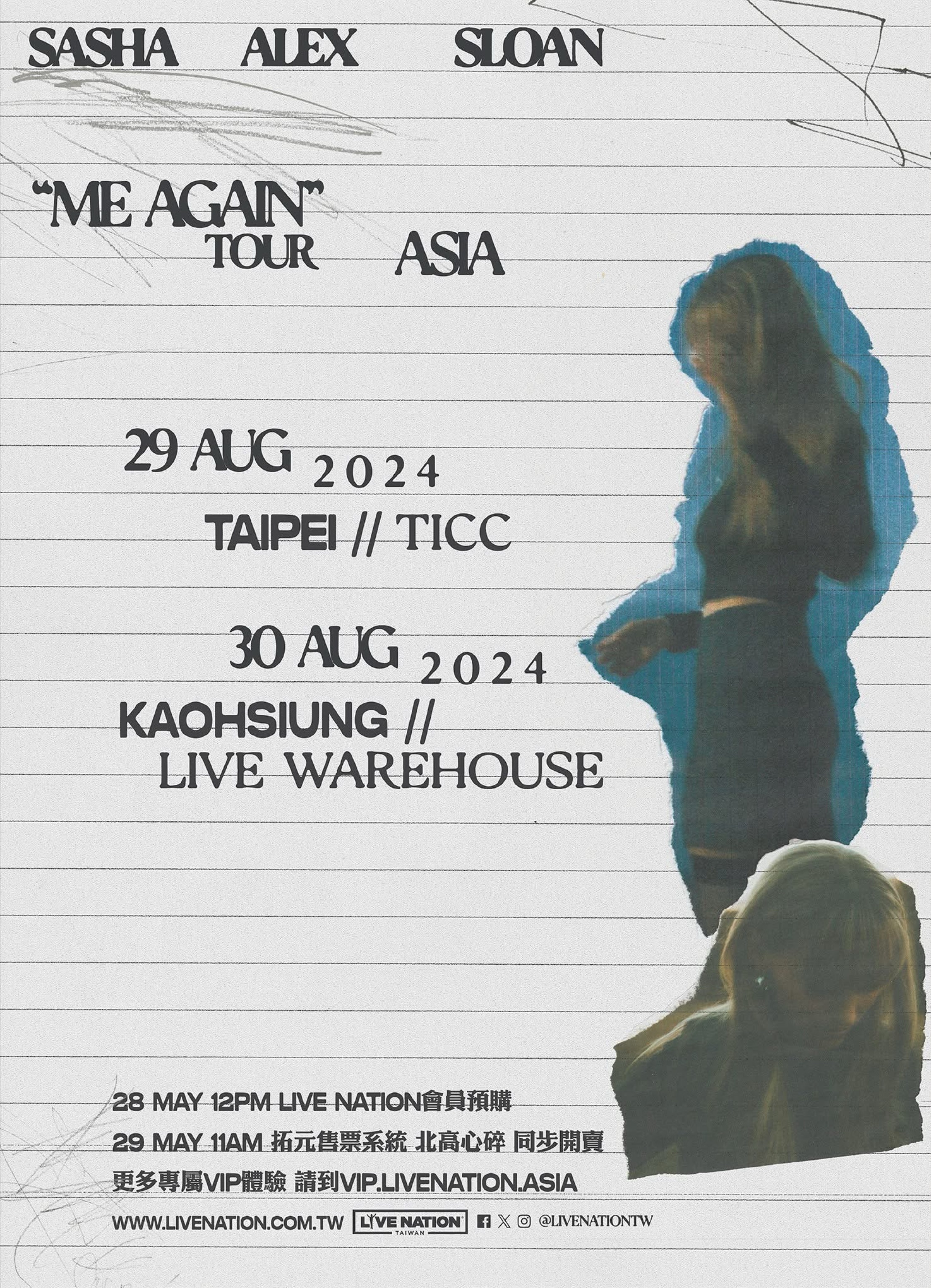 Sasha Alex Sloan : "Me Again" Tour – ASIA