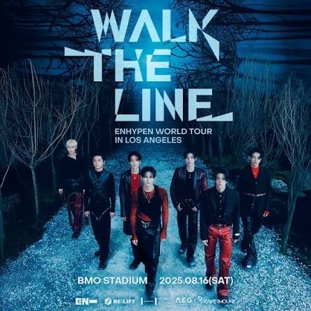 ENHYPEN WORLD TOUR WALK THE LINE IN LOS ANGELES