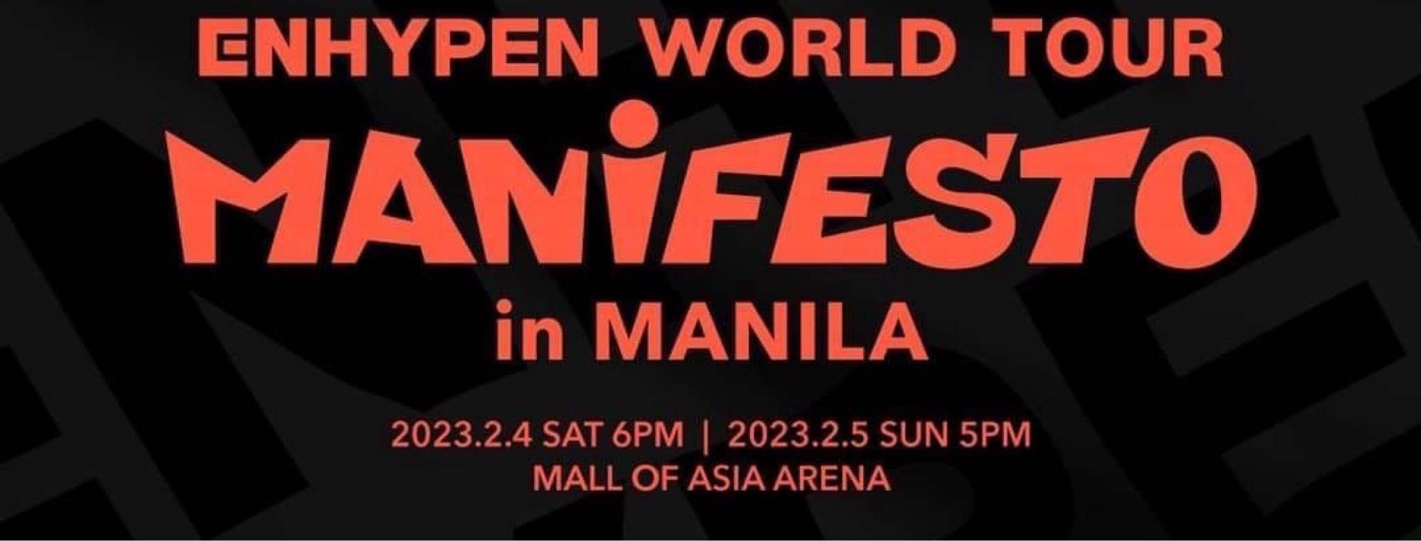 MANIFESTO IN MANILA