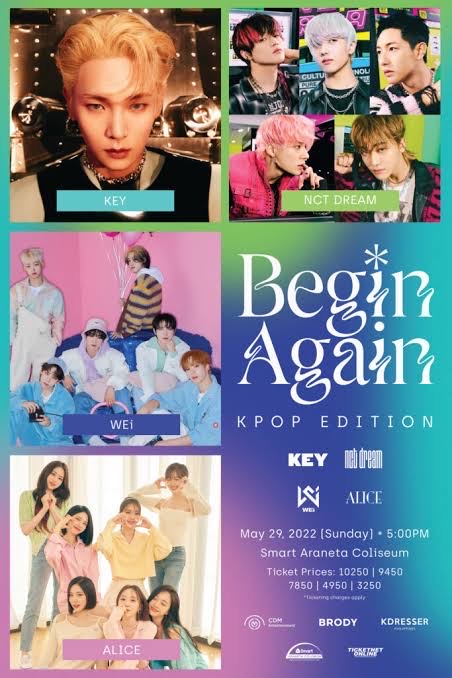 Begin Again K-Pop Edition in Manila