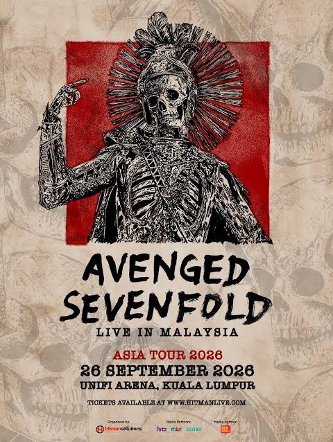 Avengen Sevenfold 2026 Asia Tour