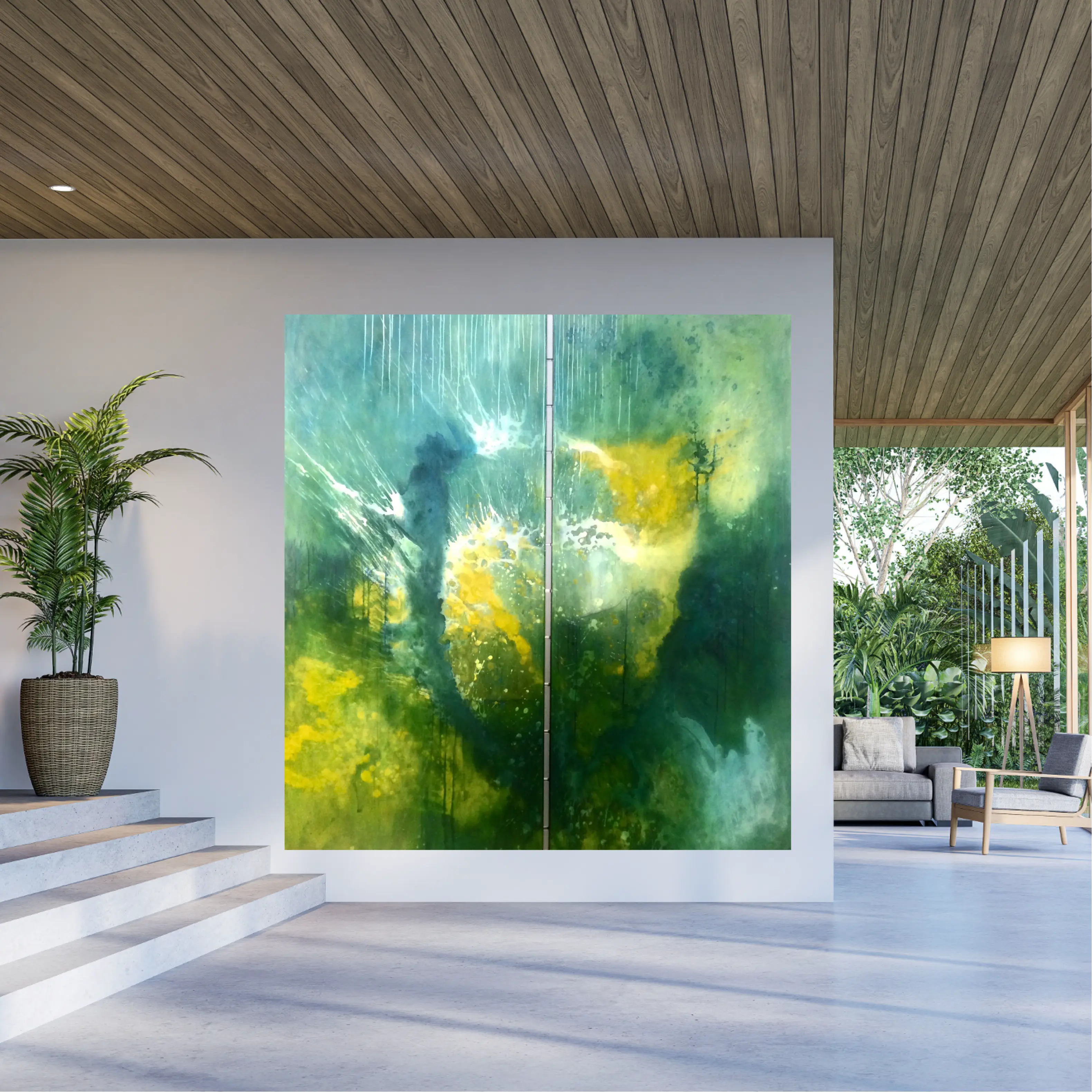 Urknall  180x160cm