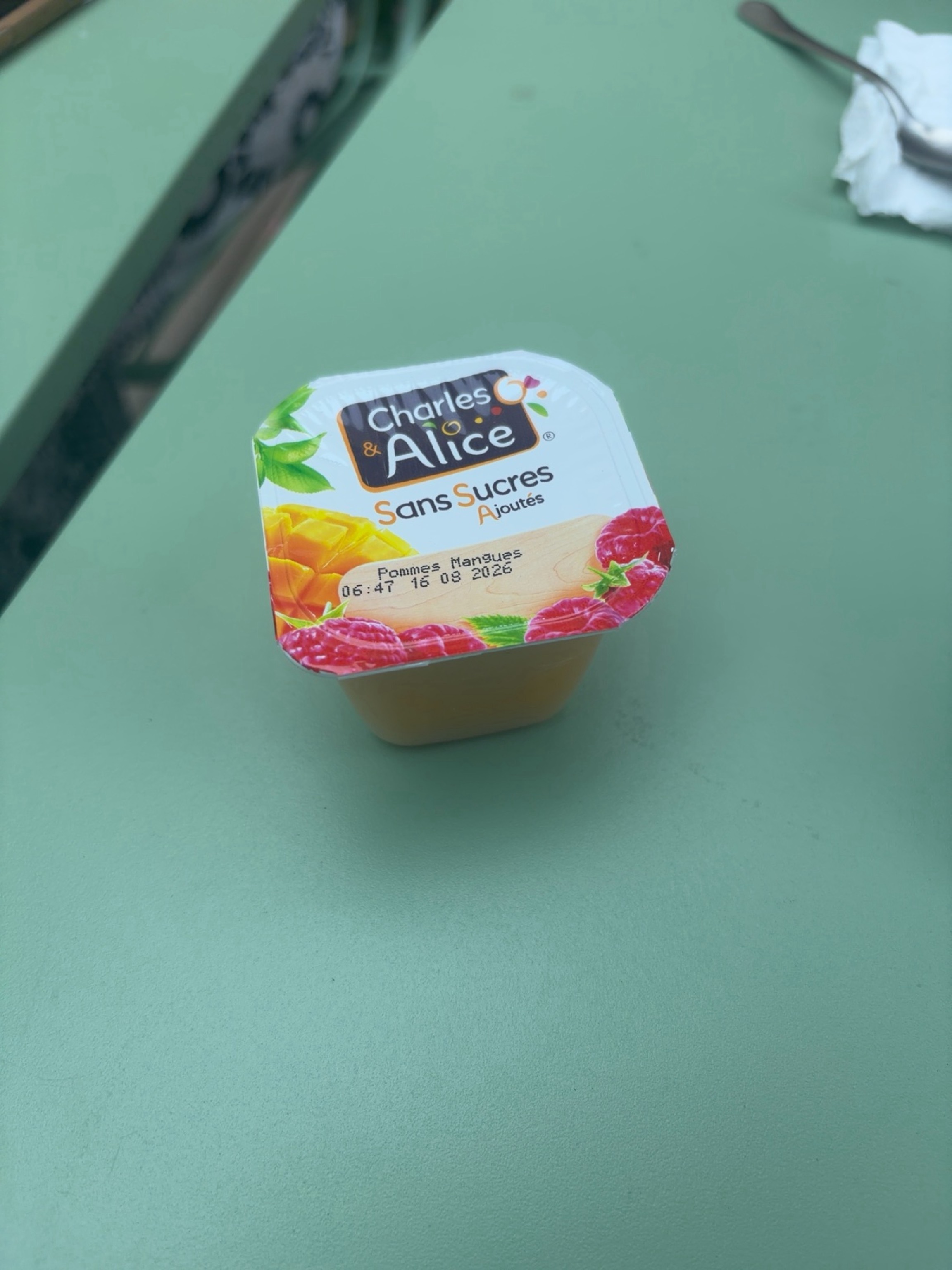 Compote Charles & Alice Pommes Mangues Sans Sucres