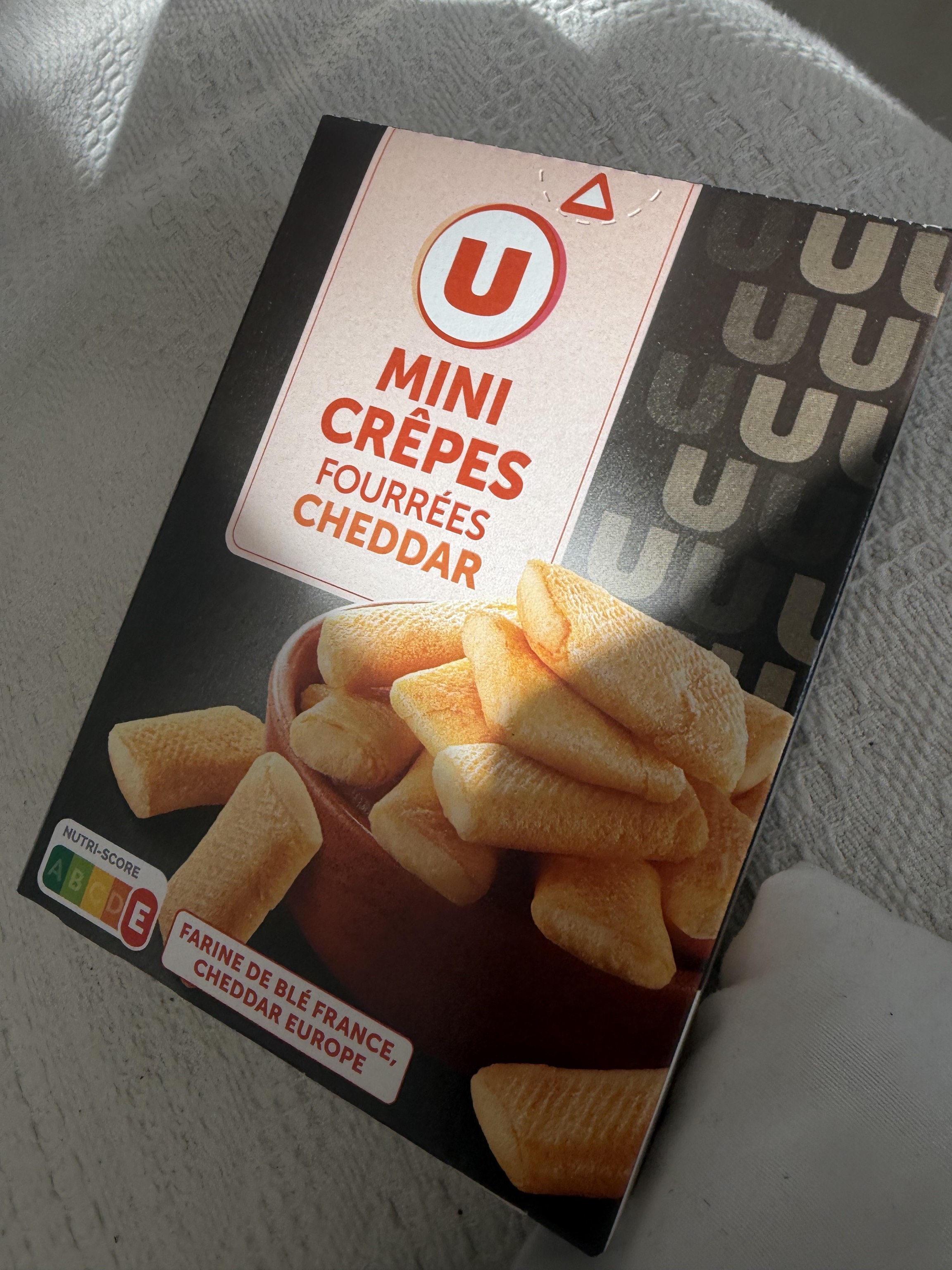 Mini Crêpes Fourrées Cheddar U