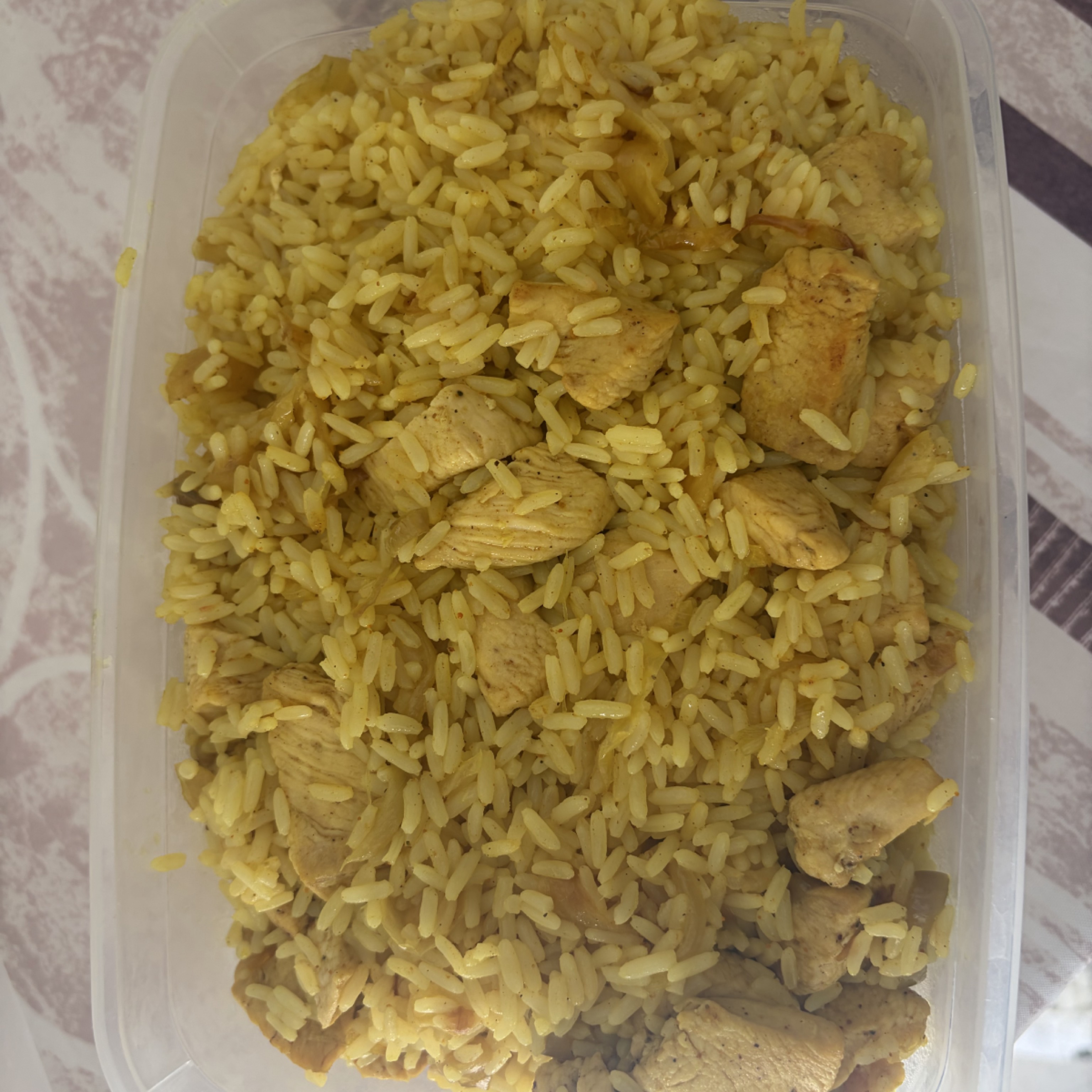 Riz au Poulet Façon Pilaf