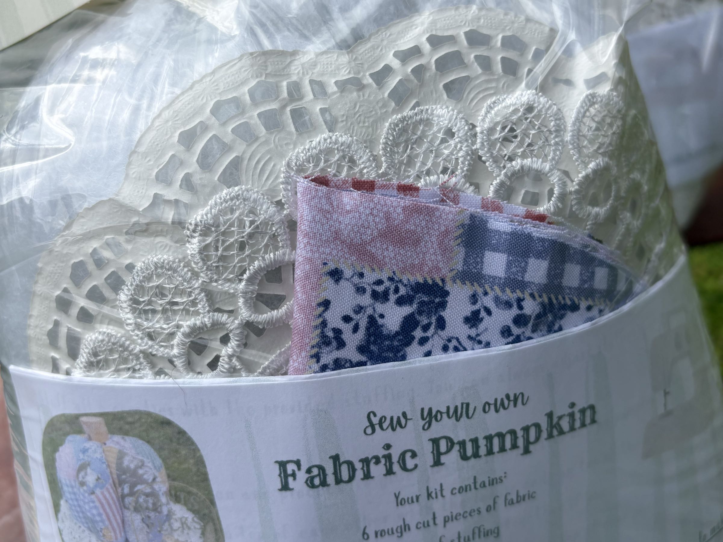 Thumbnail image 2 for Fabric Pumpkin Sewing Kit