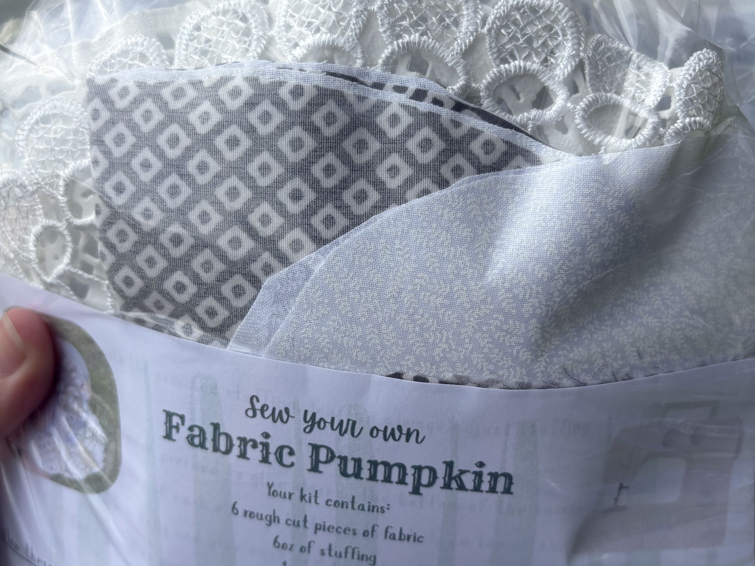 Thumbnail image 3 for Fabric Pumpkin Sewing Kit