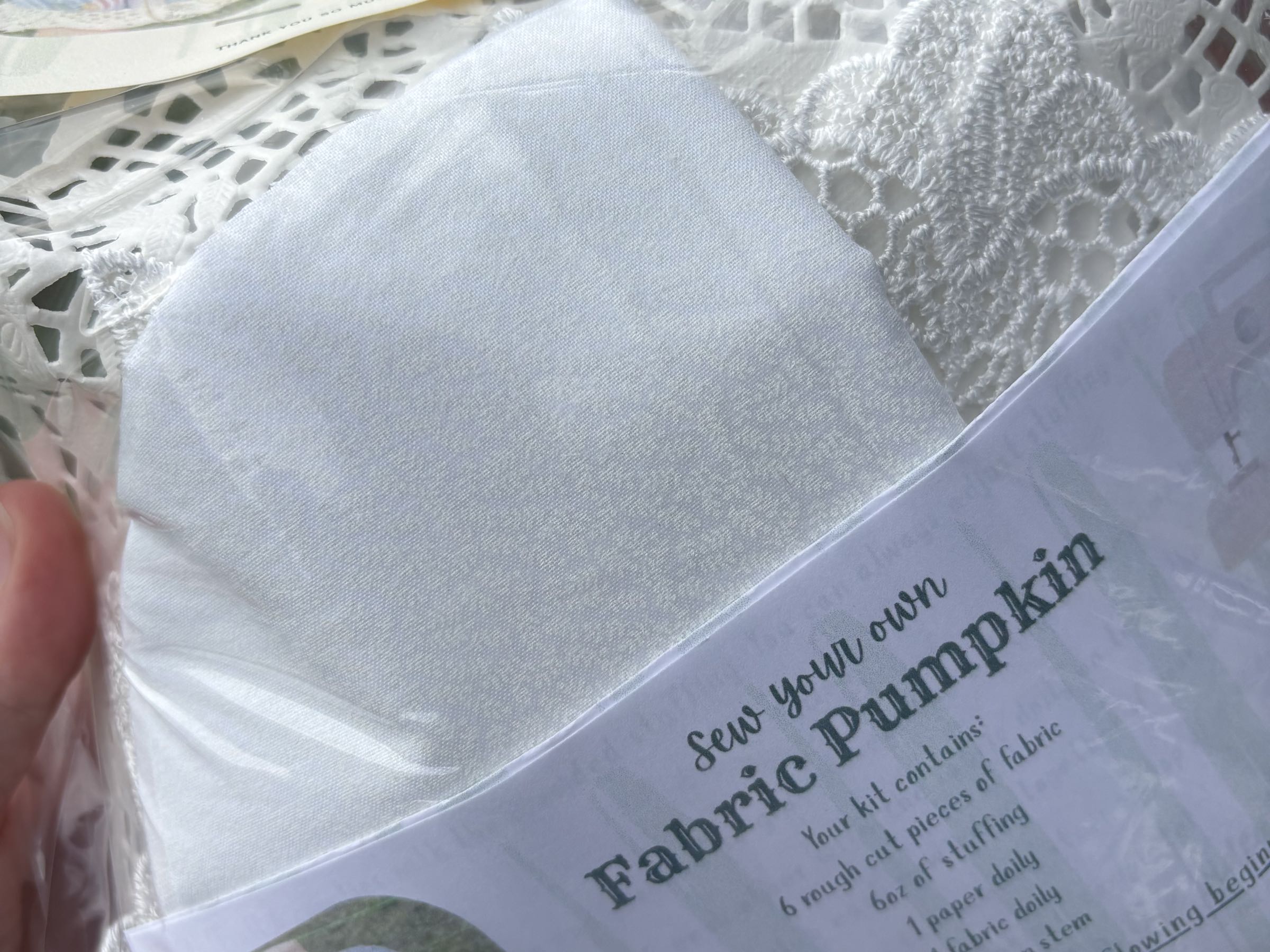 Thumbnail image 4 for Fabric Pumpkin Sewing Kit