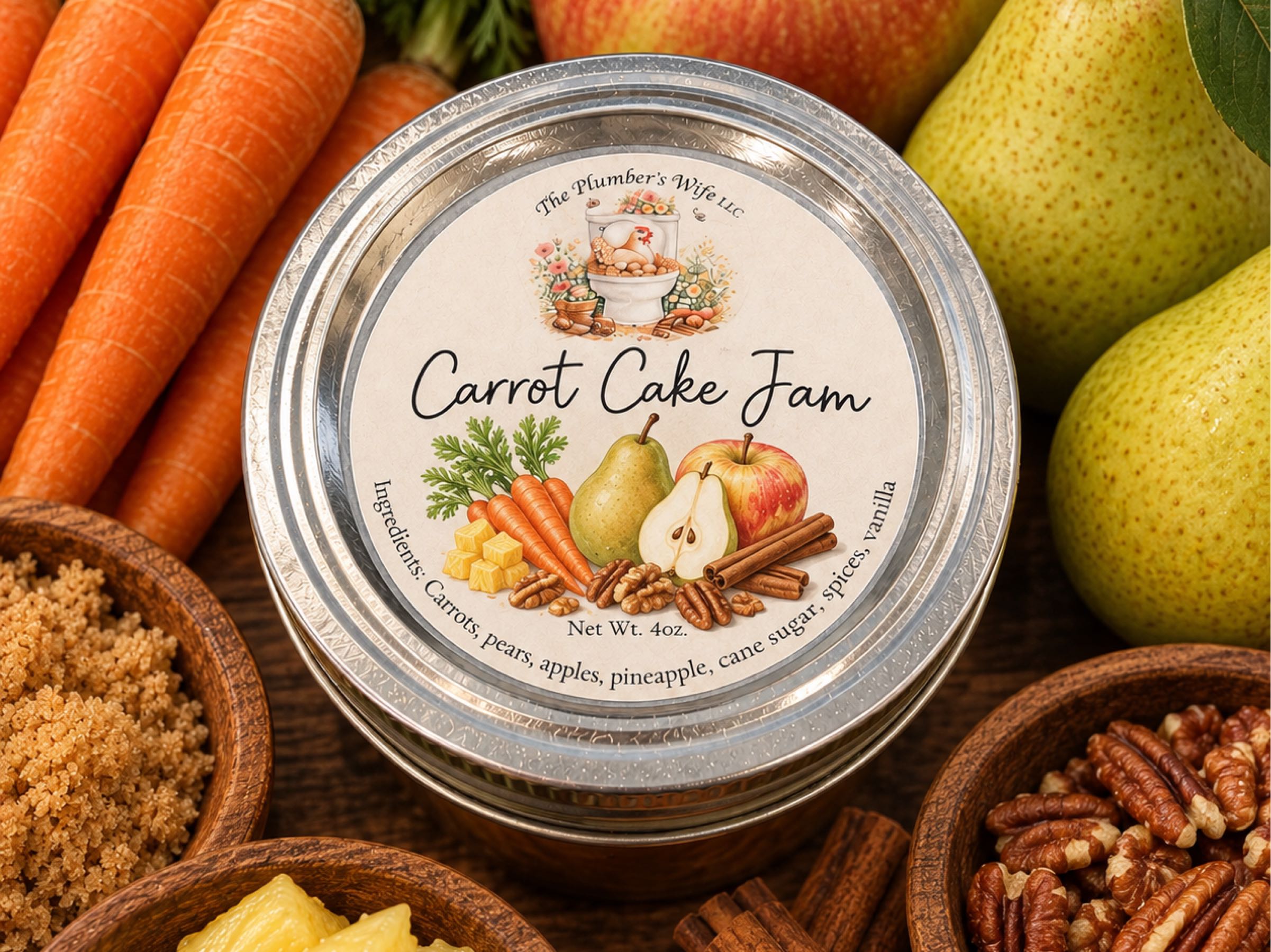 Limited Edition: Garden Carrot Cake Jam