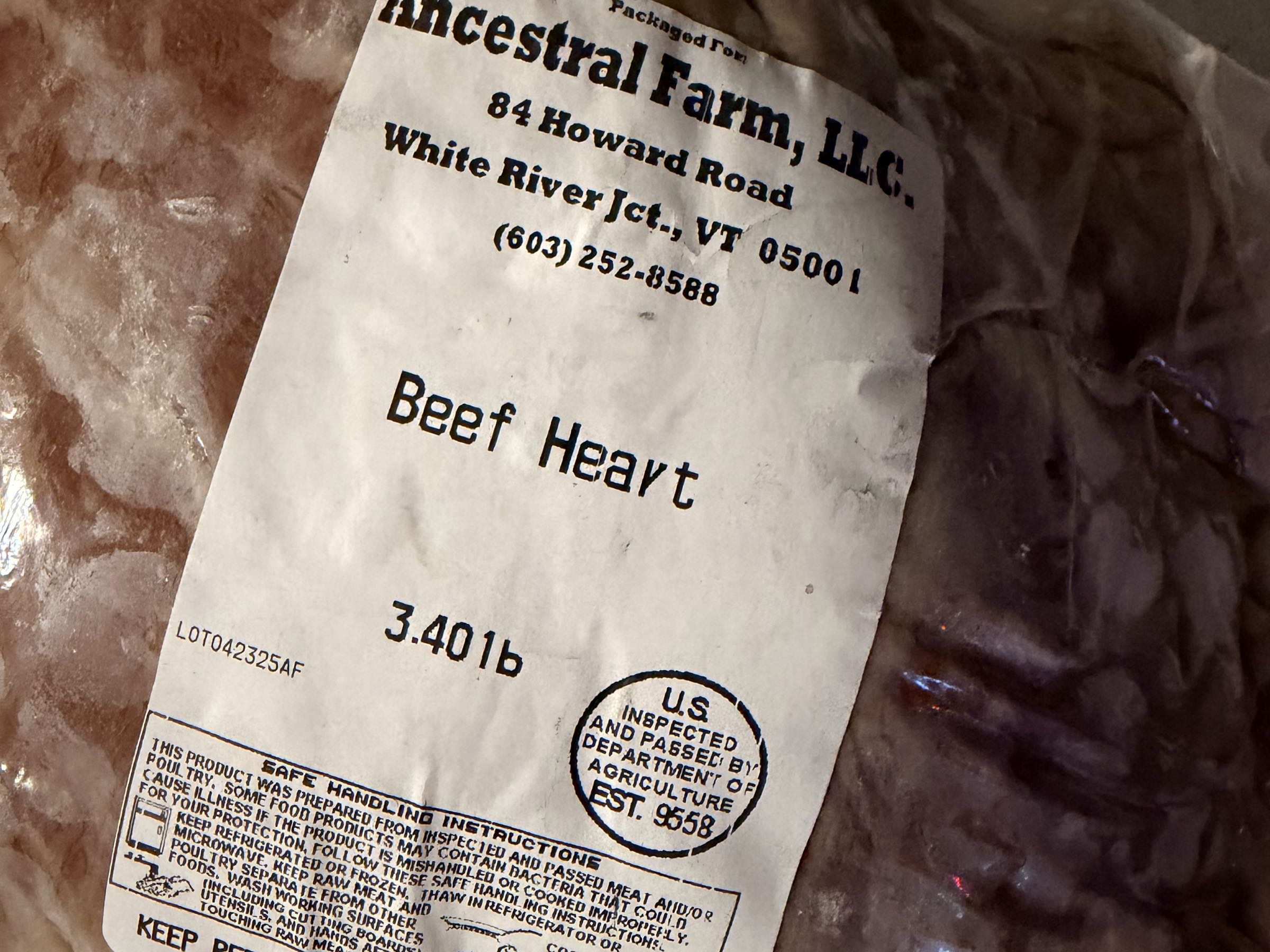 Thumbnail image 1 for Beef Heart