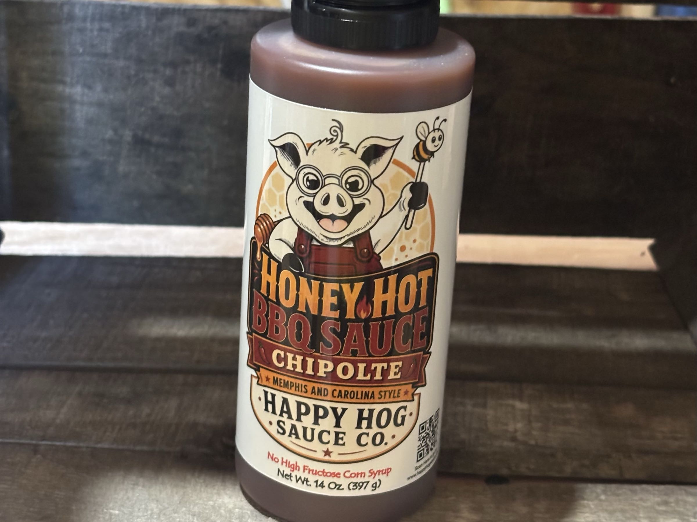Happy Hog Sauce Co. Honey Hot BBQ Sauce Chipotle