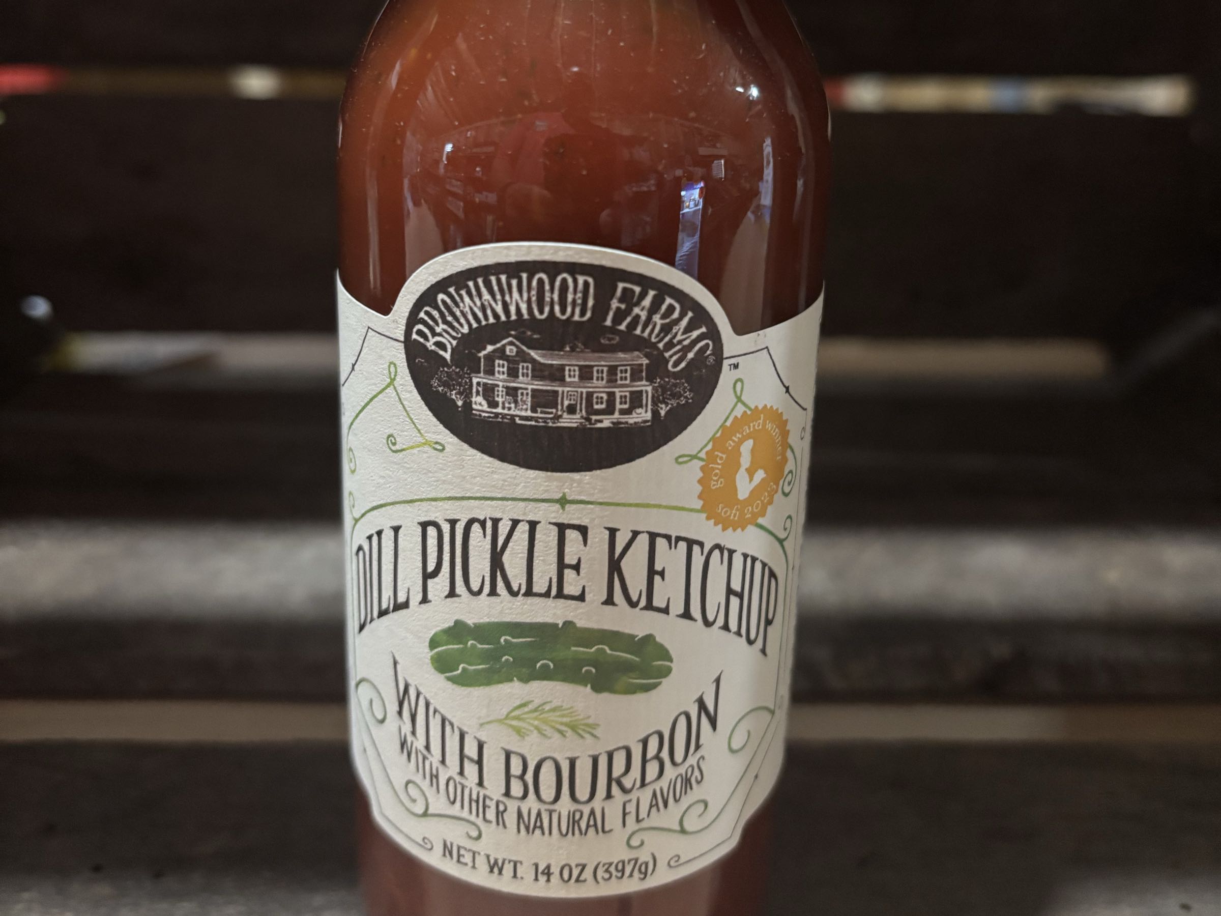 Brownwood Farms Dill Pickle Ketchup with Bourbon