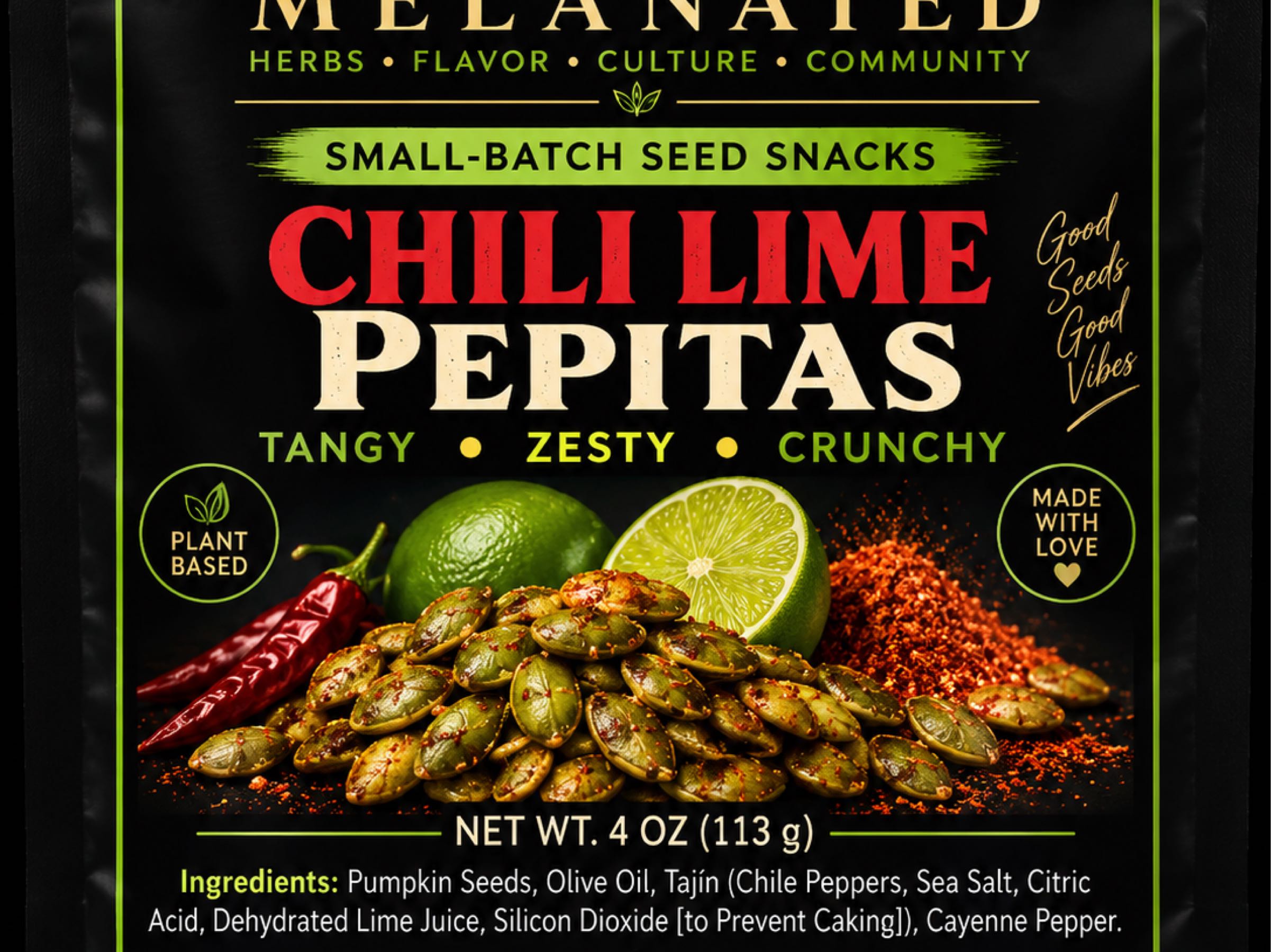 4 Ozs Chili Lime Pepitas