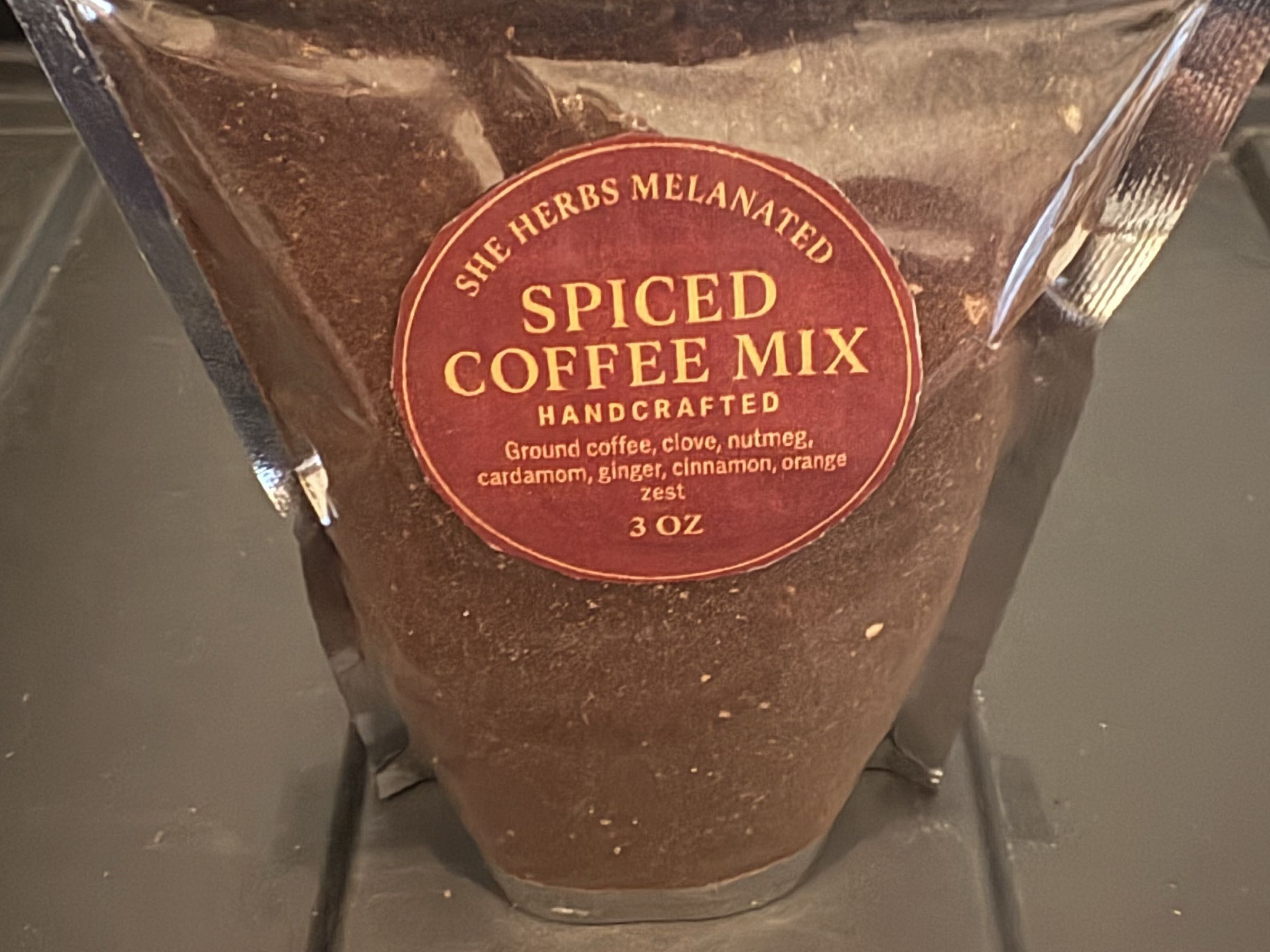 3 Ozs Spiced Bold Columbian Coffee