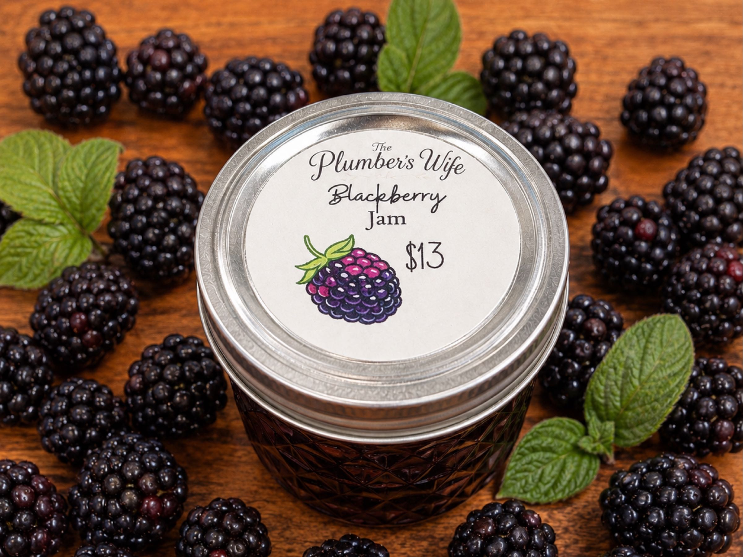 1/2 Pint Blackberry Jam