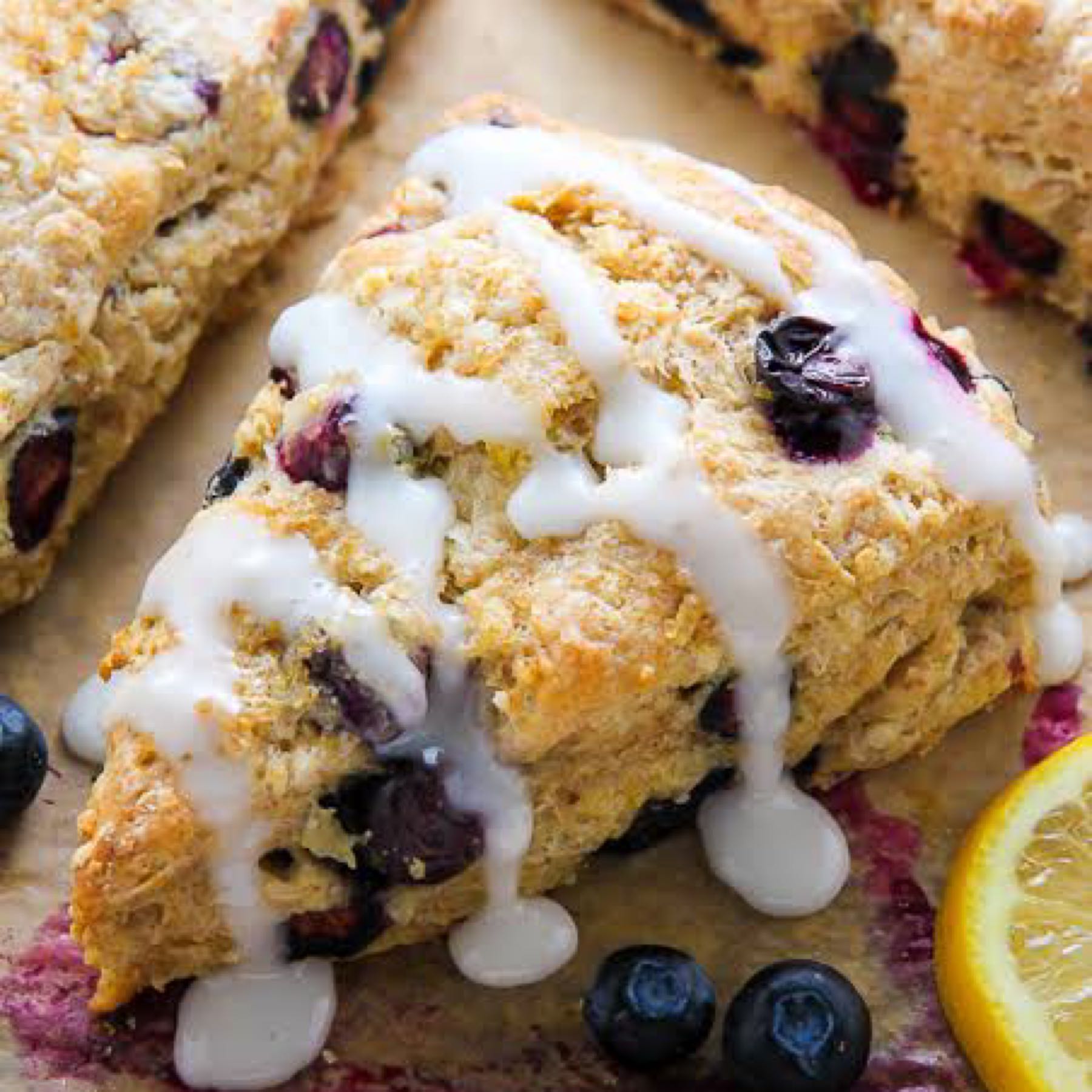 Lemon Blueberry Scone