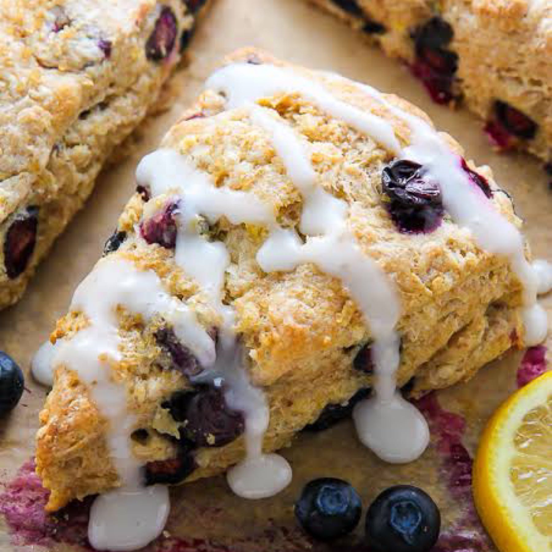 Lemon Blueberry Scone